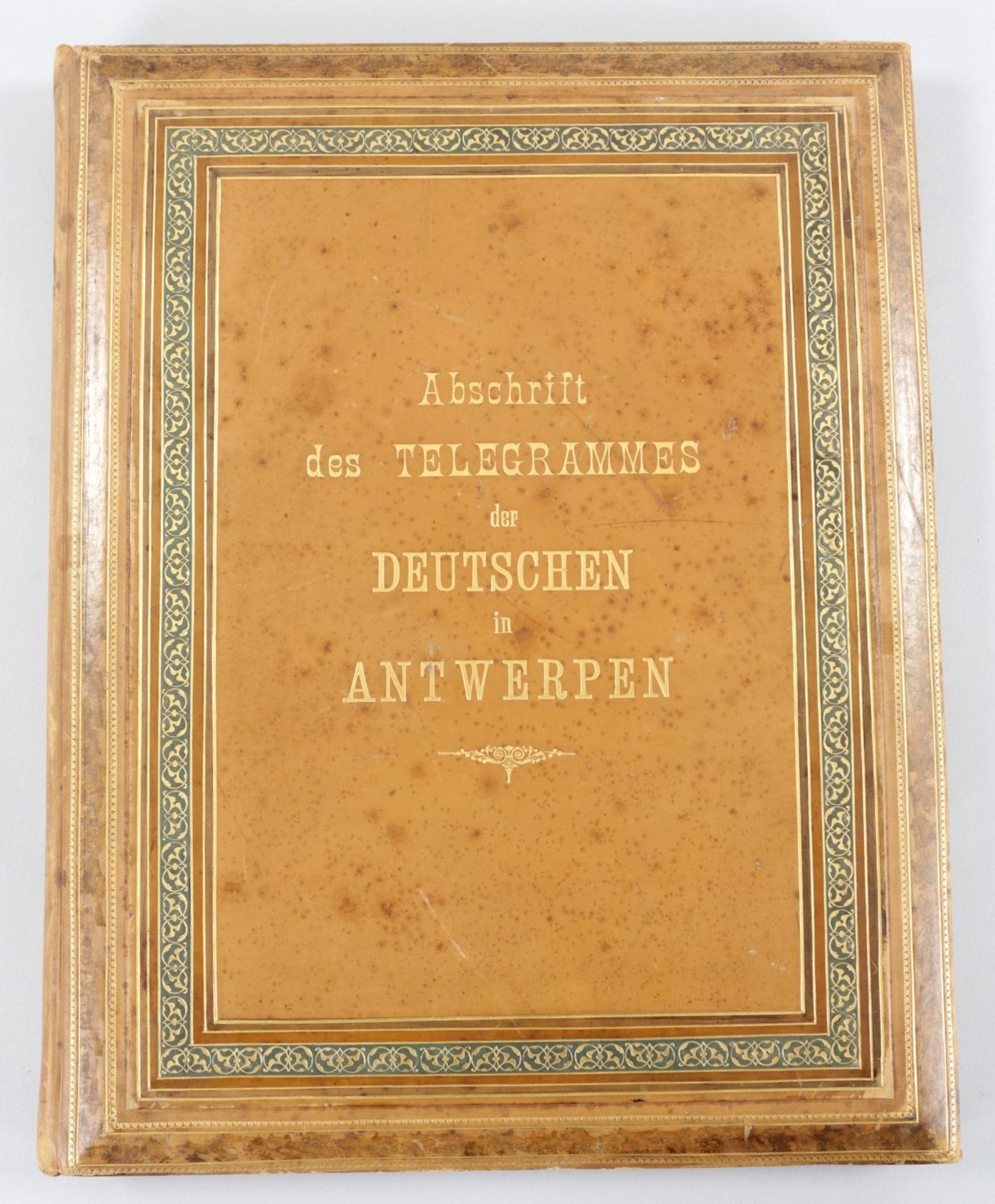 Telegramm an Fürst Bismarck