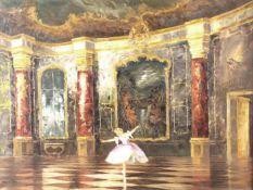 Ballerina in Schlosskulisse