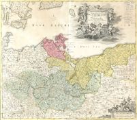 Karte v. Brandenburg u. Pommern