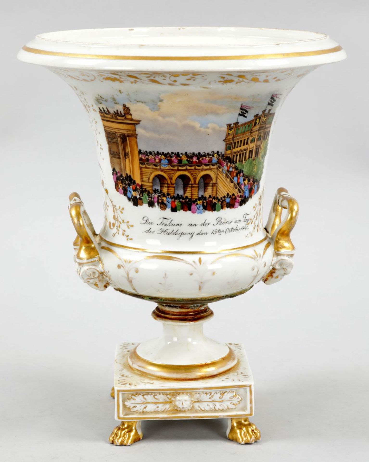 Biedermeier-Vase "Berliner Börse"