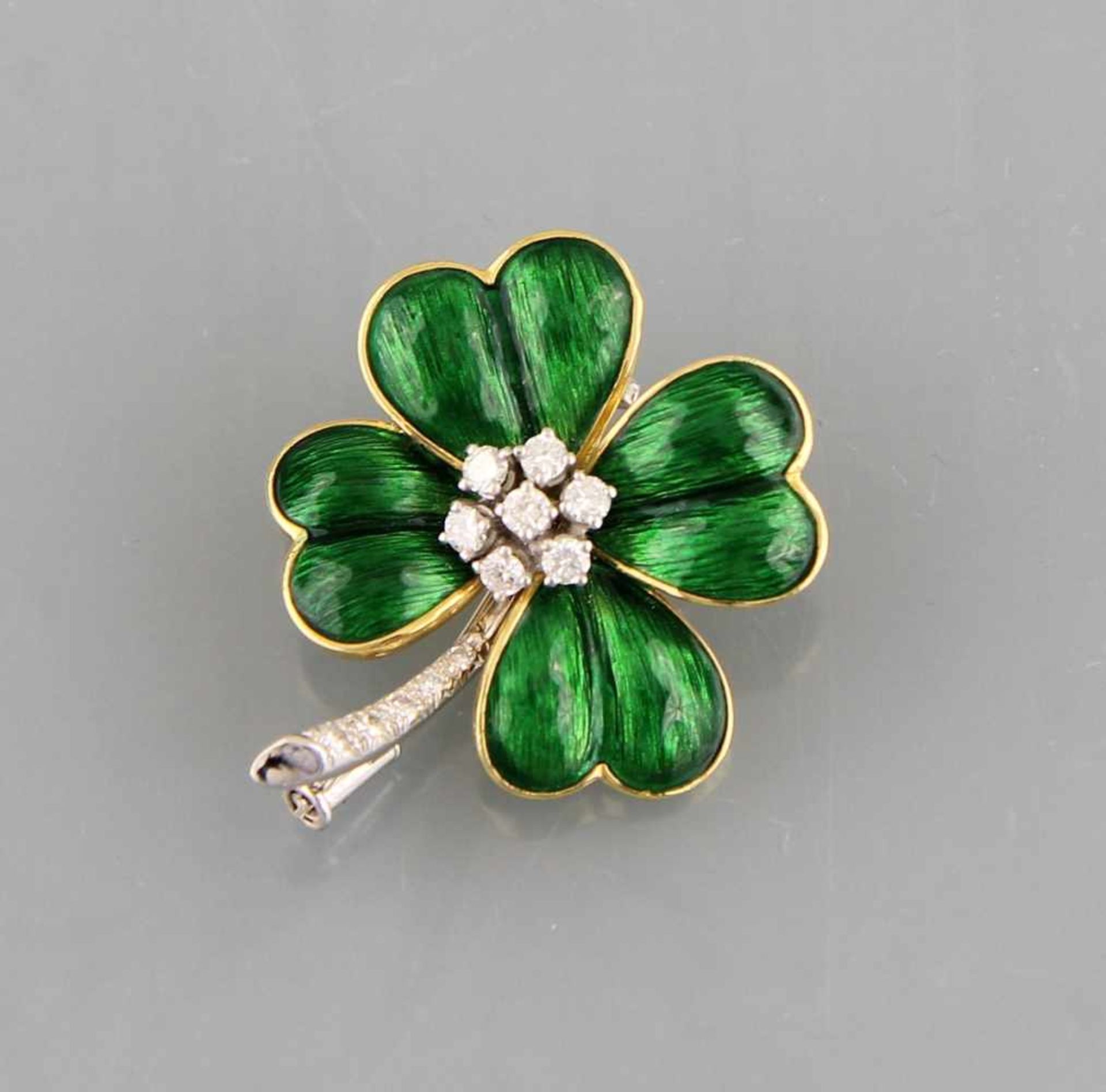 Brooch "Shamrock"