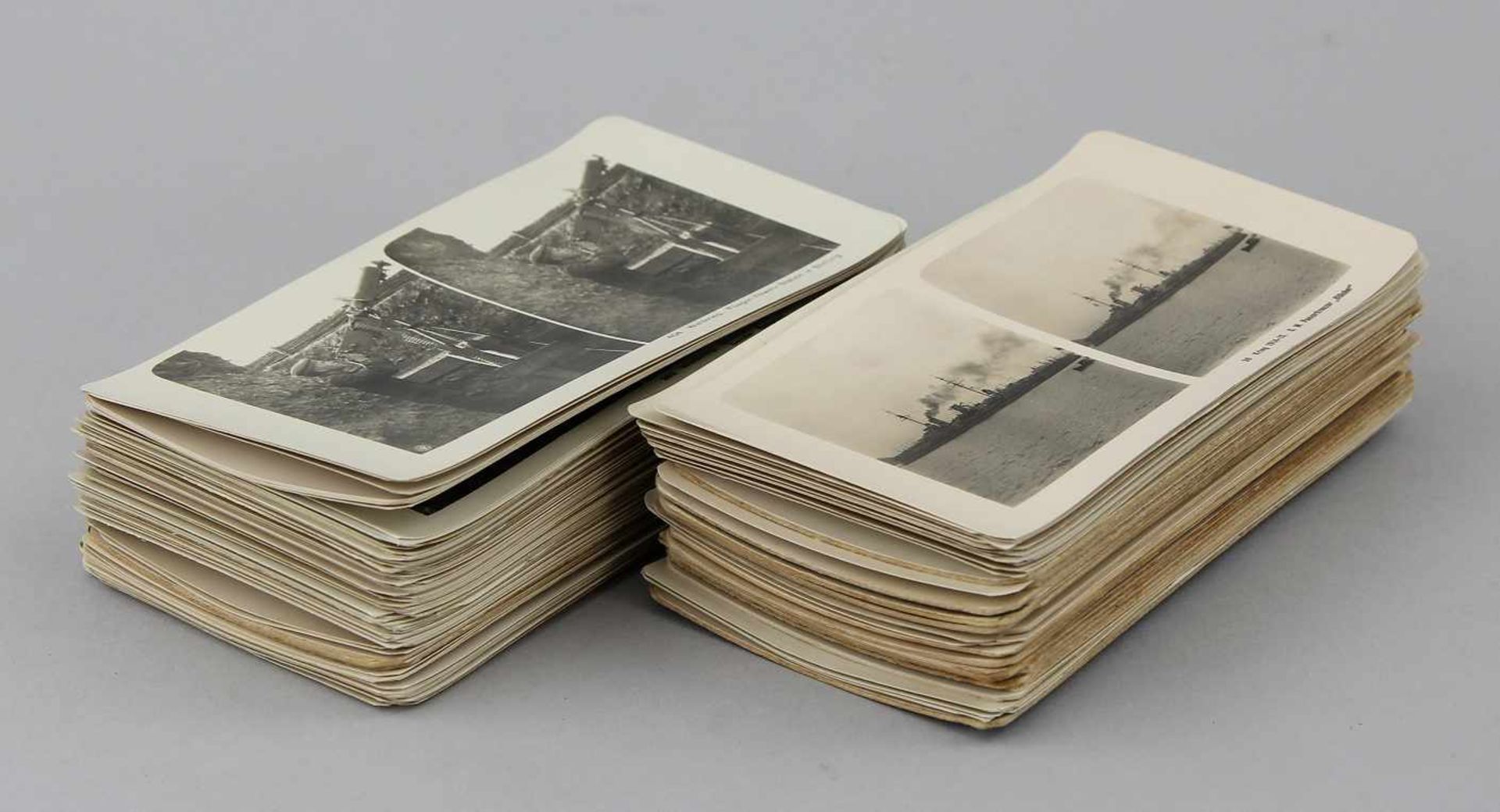 Large Bundle of 150 Stereoscopic Cards "World War 1914 - 1918" - Bild 2 aus 2