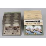 Large Bundle of 154 Stereoscopic Cards "Jerusalem and Palestine"