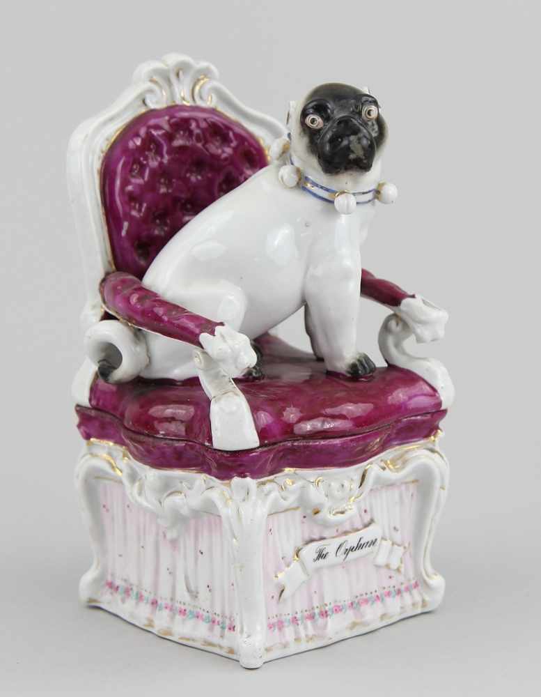 Figure "Sitting Pug on a Chair"