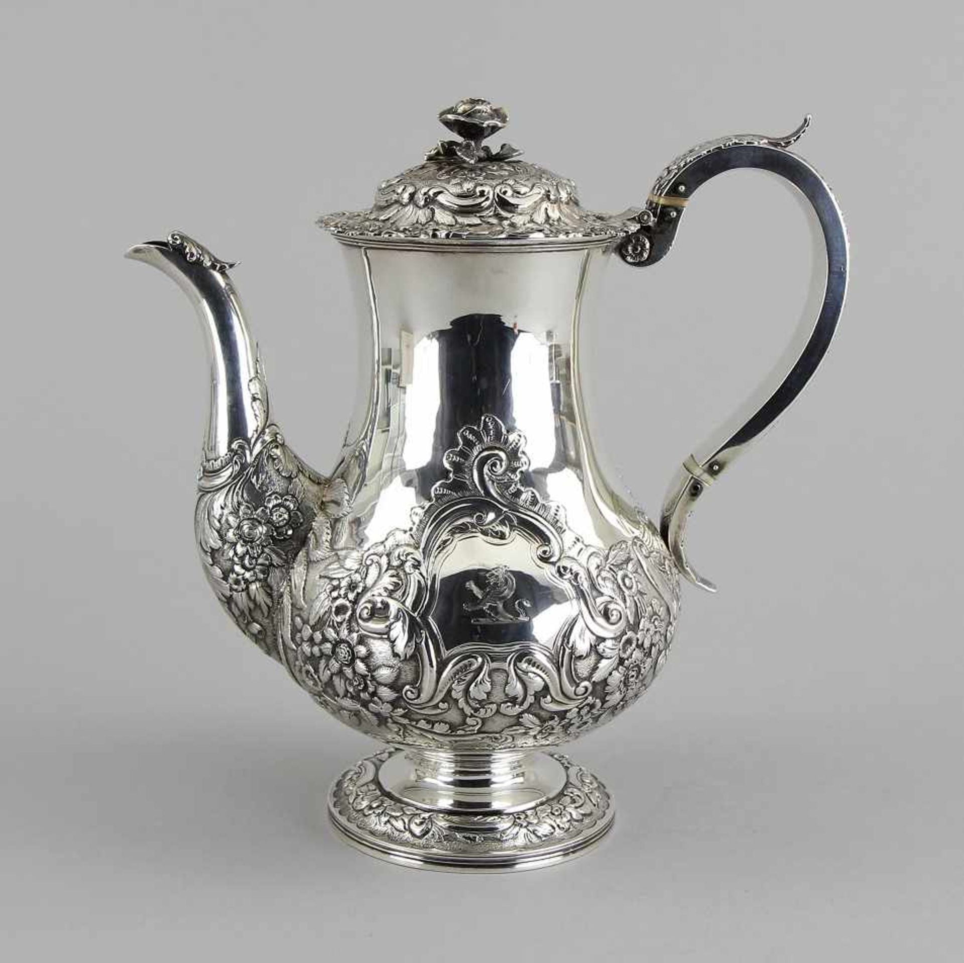 George III. Glasgow Coffee Pot - Bild 2 aus 6