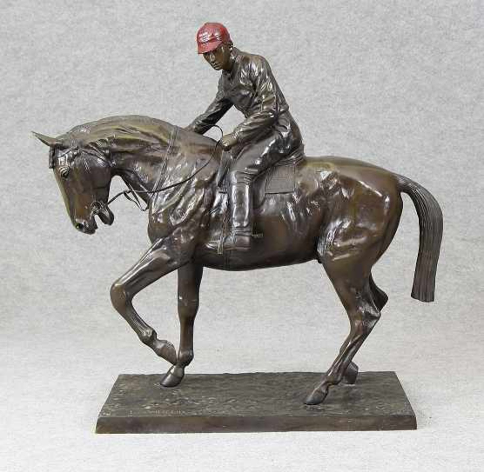 Bronze figure "Le Grande Jockey"