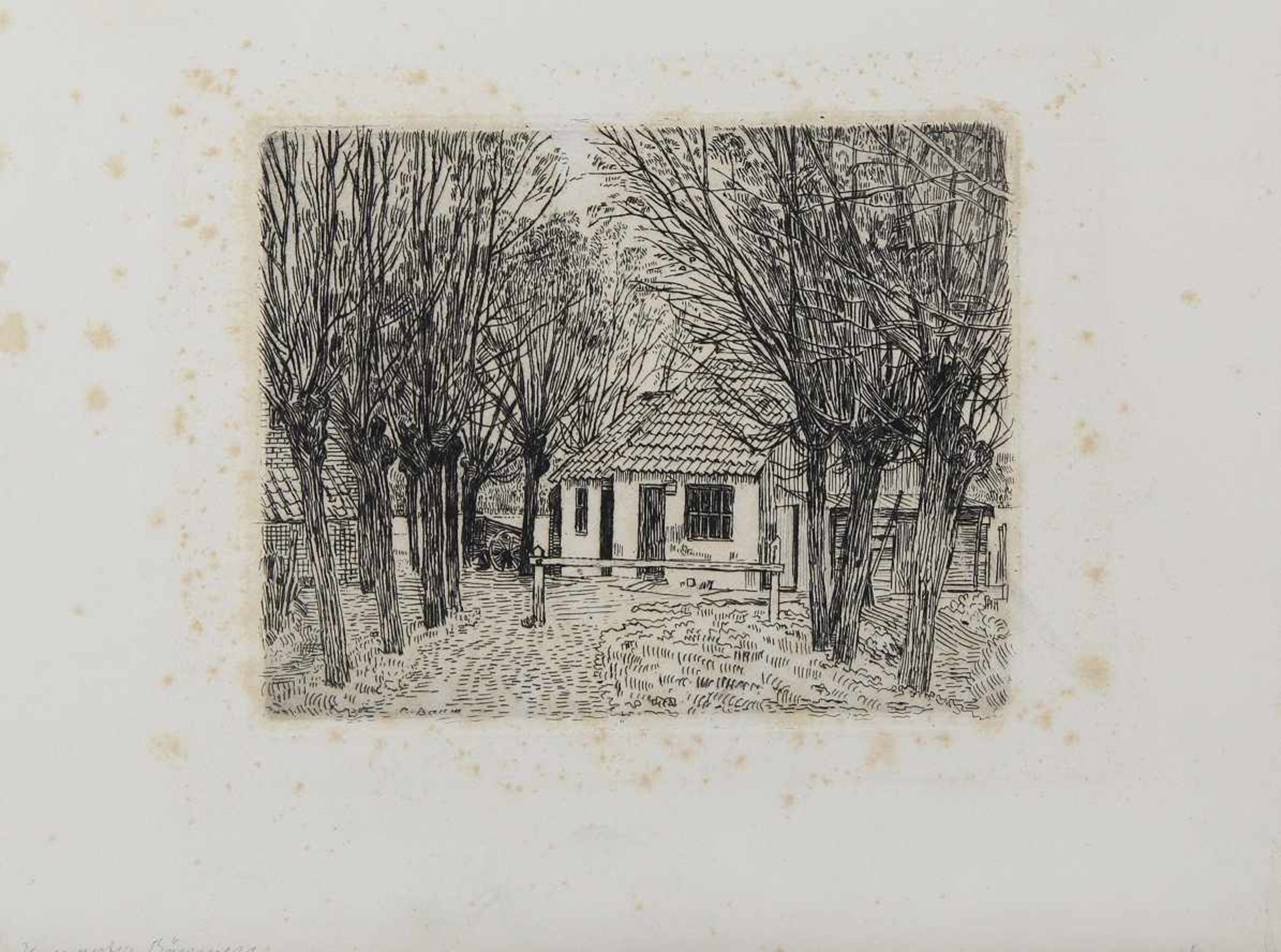Bundle of 14 Drawings and Prints from the 18th to 20th Century - Image 6 of 8