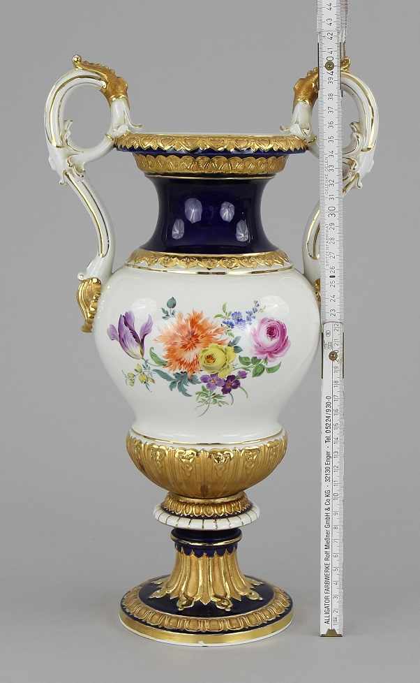 Large Meissen Vase - Bild 3 aus 6