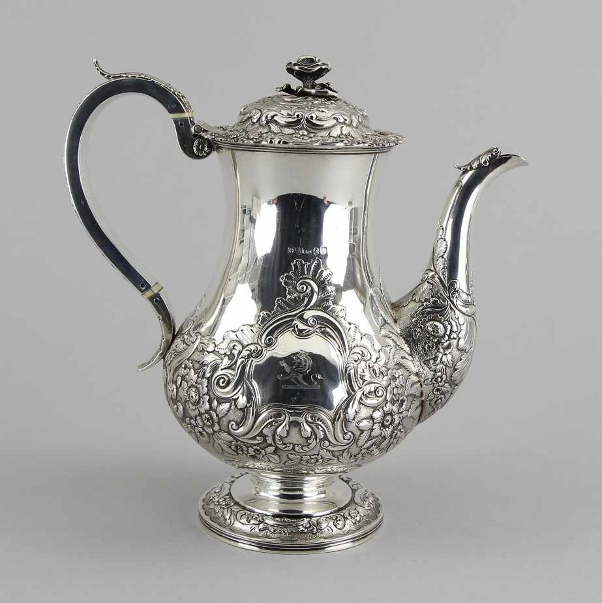 George III. Glasgow Coffee Pot - Bild 3 aus 6