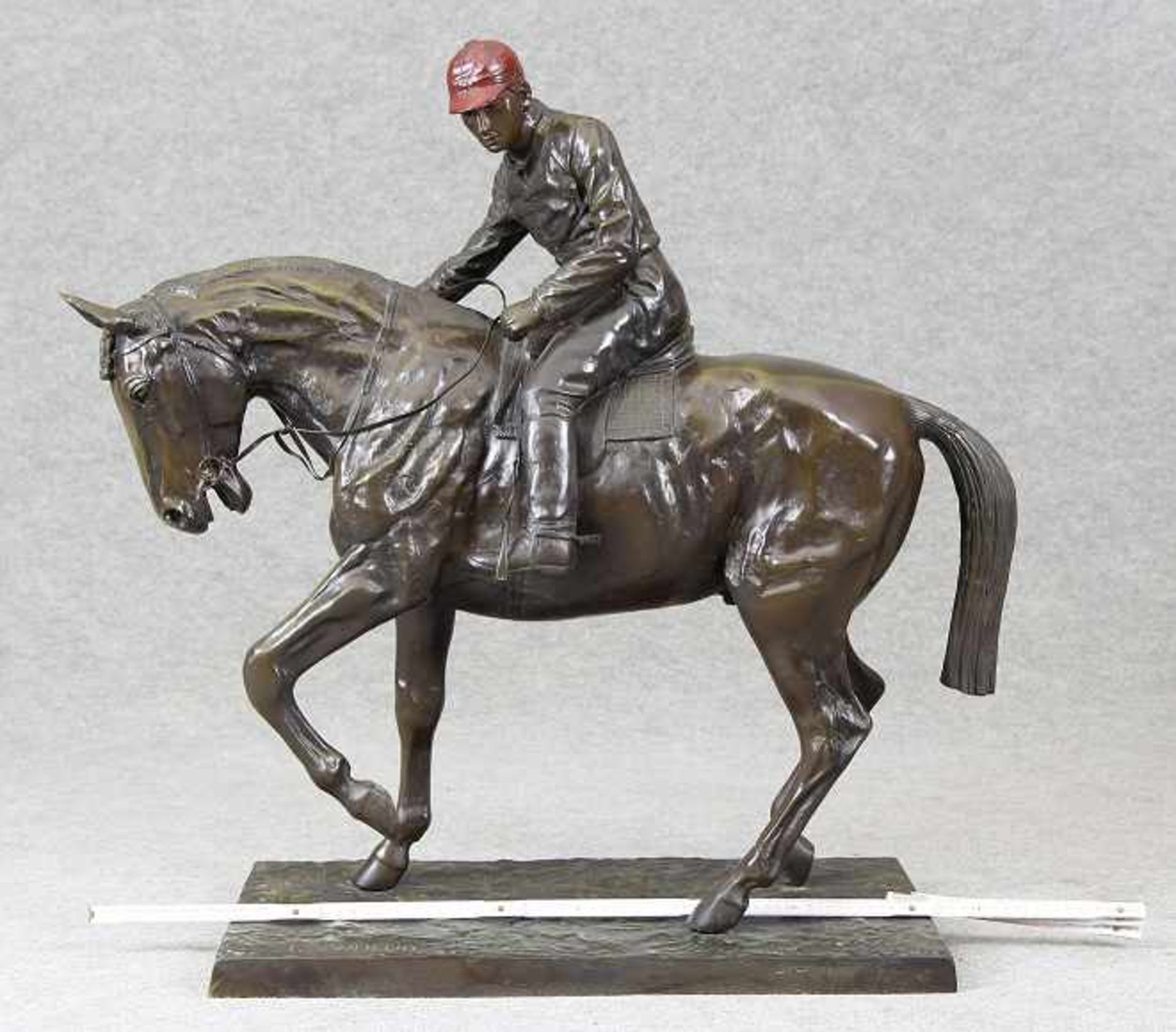 Bronze figure "Le Grande Jockey" - Bild 2 aus 6