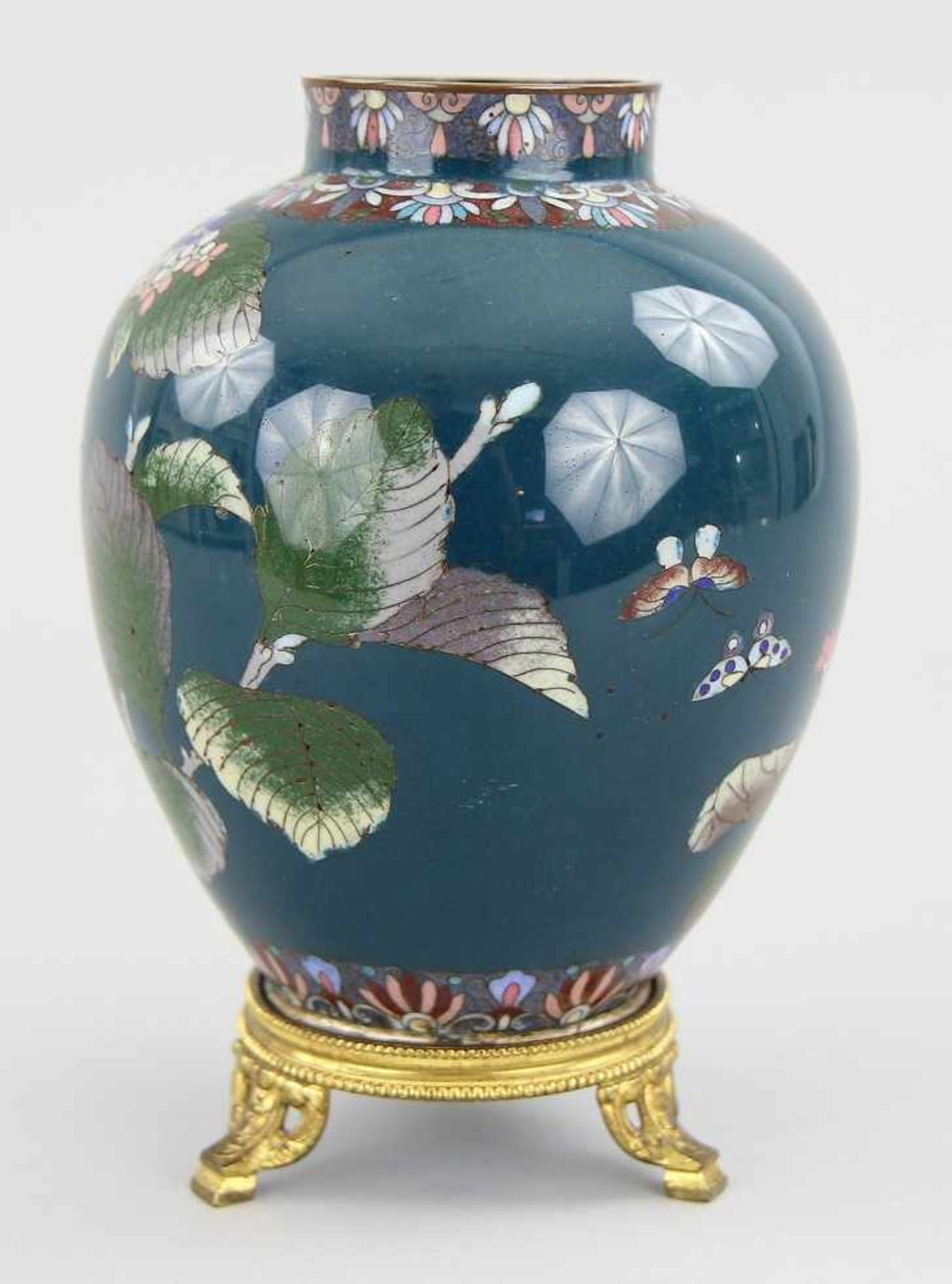 Cloisonne - Vase - Bild 3 aus 9