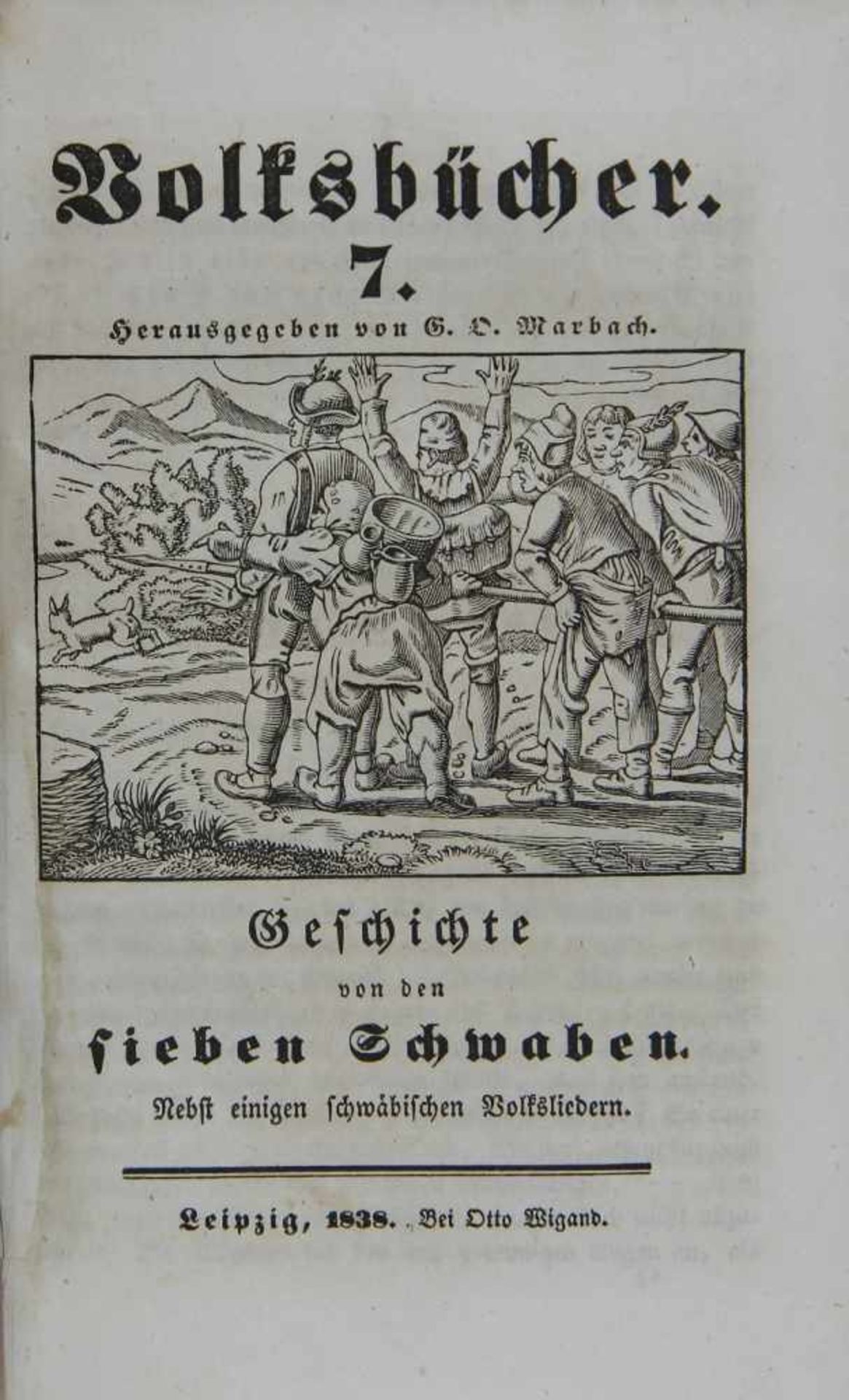 Marbach, G. O.: "Volksbücher" - Image 4 of 6