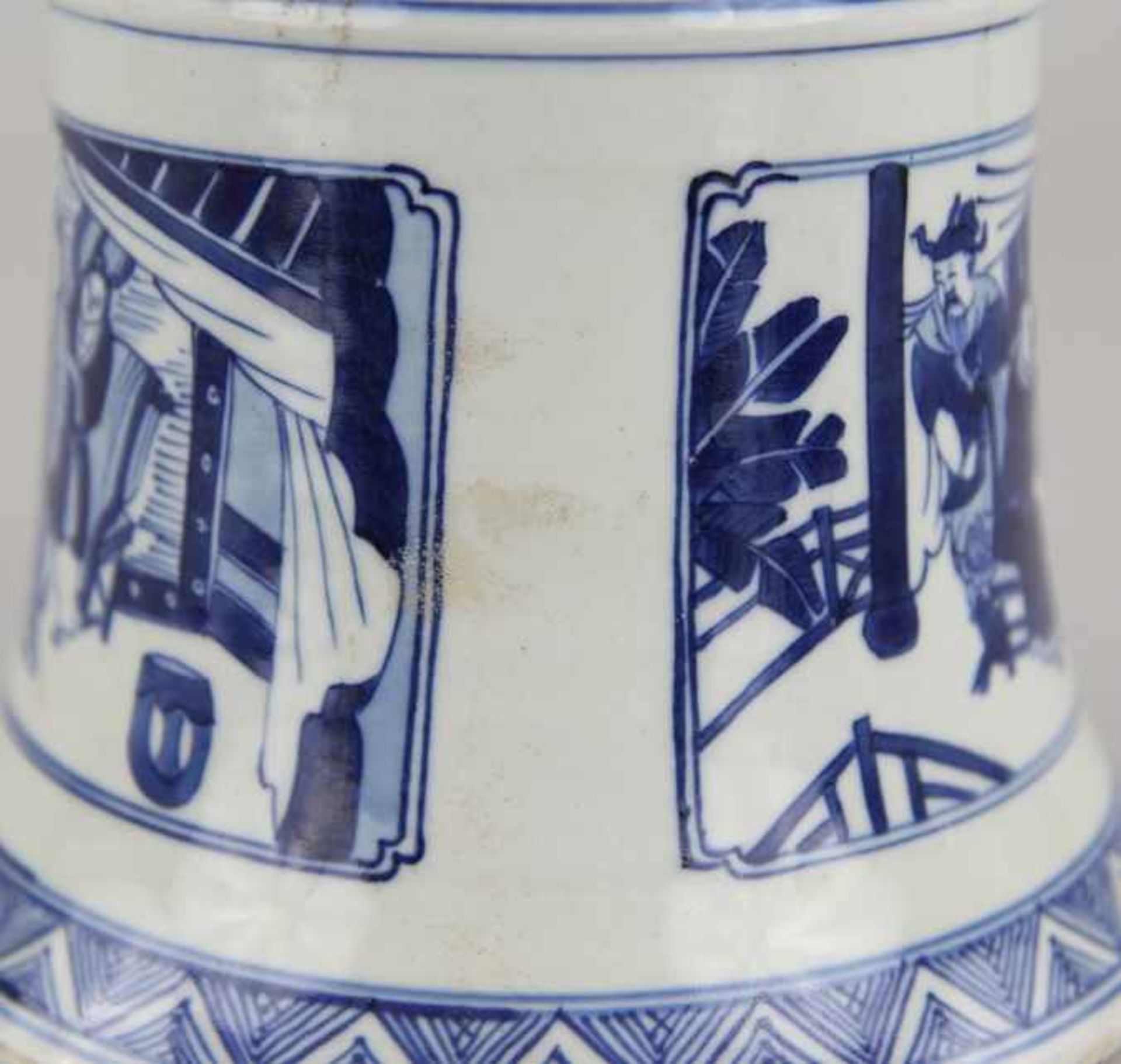 Große Blauweiß - Vase - Image 3 of 23