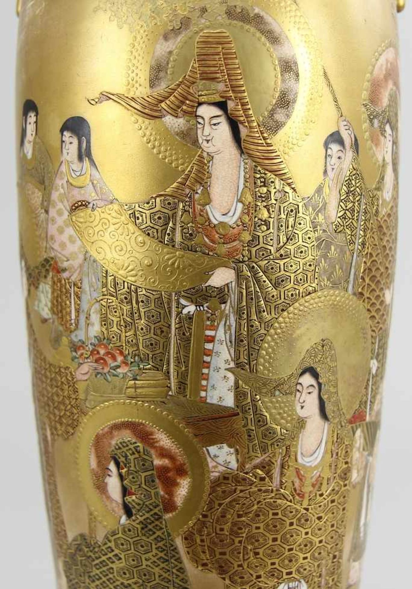 Satsuma-Vase "Kinkozan" - Bild 9 aus 13