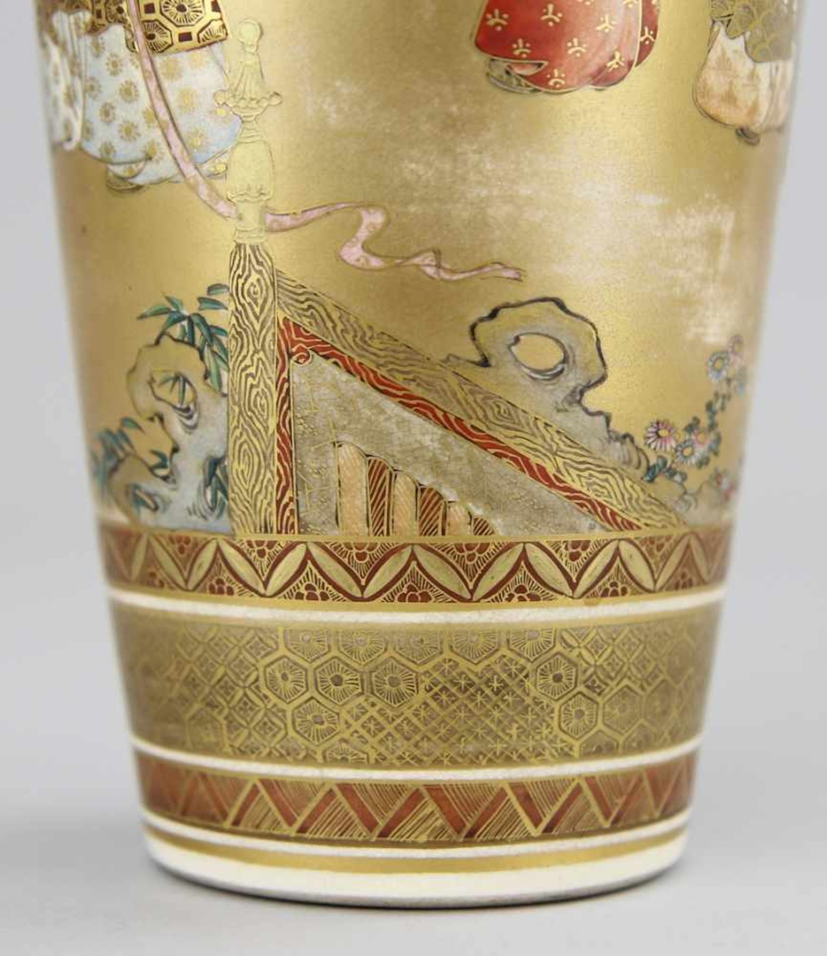 Satsuma-Vase "Kinkozan" - Bild 11 aus 13