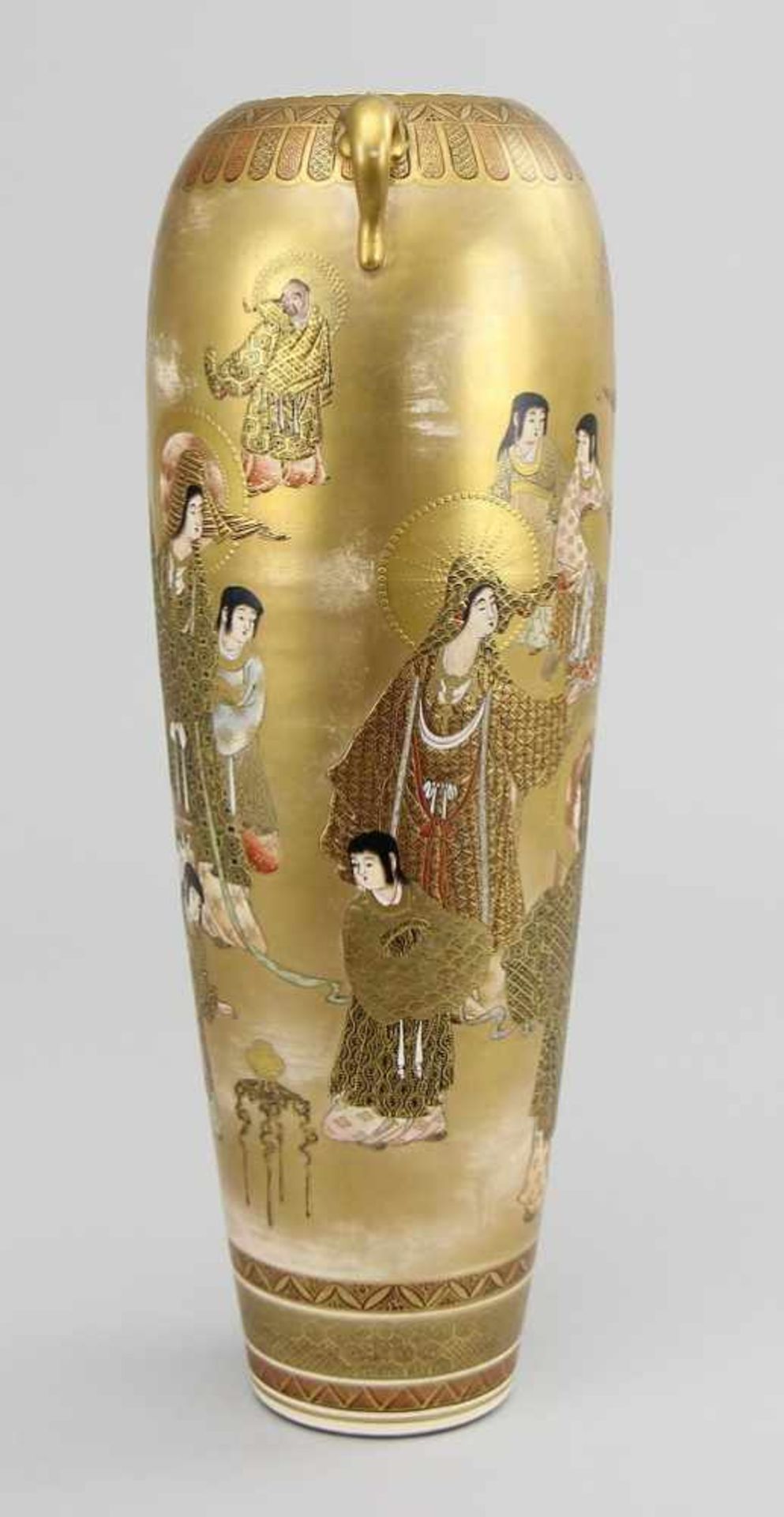 Satsuma-Vase "Kinkozan" - Bild 7 aus 13