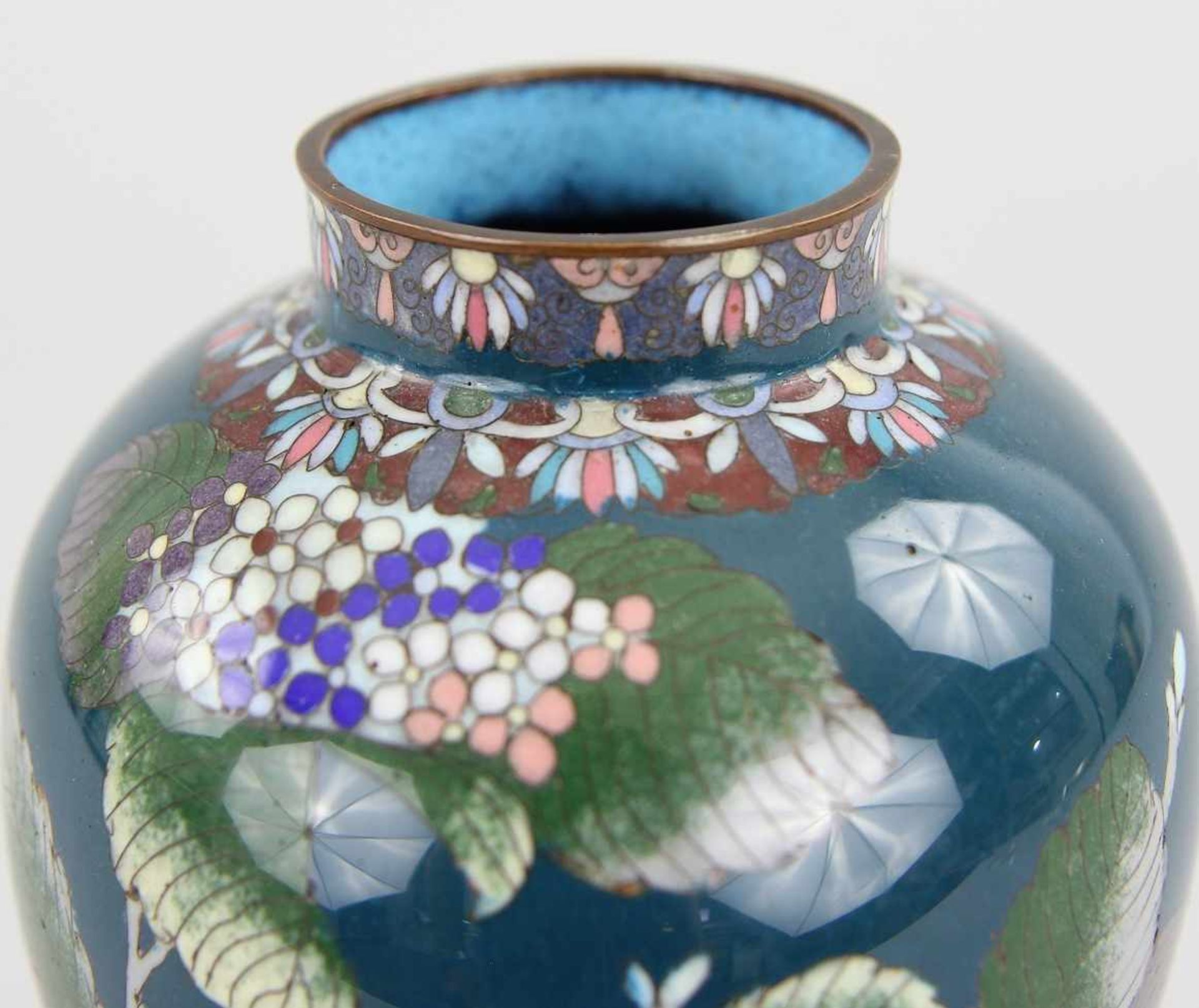 Cloisonne - Vase - Bild 7 aus 9