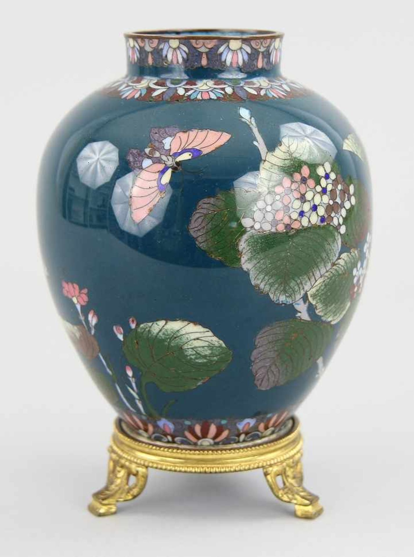 Cloisonne - Vase - Bild 2 aus 9