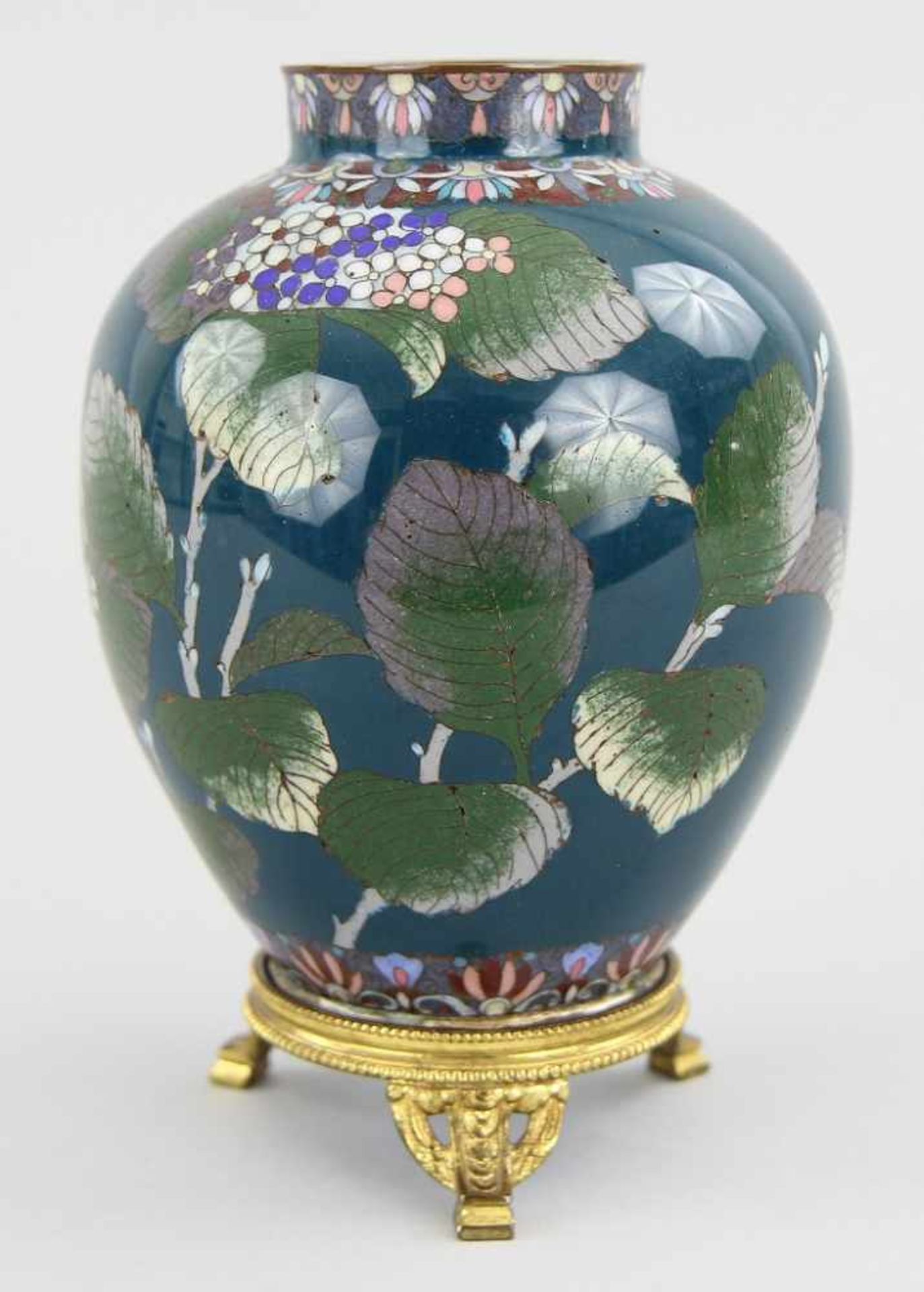 Cloisonne - Vase - Bild 4 aus 9