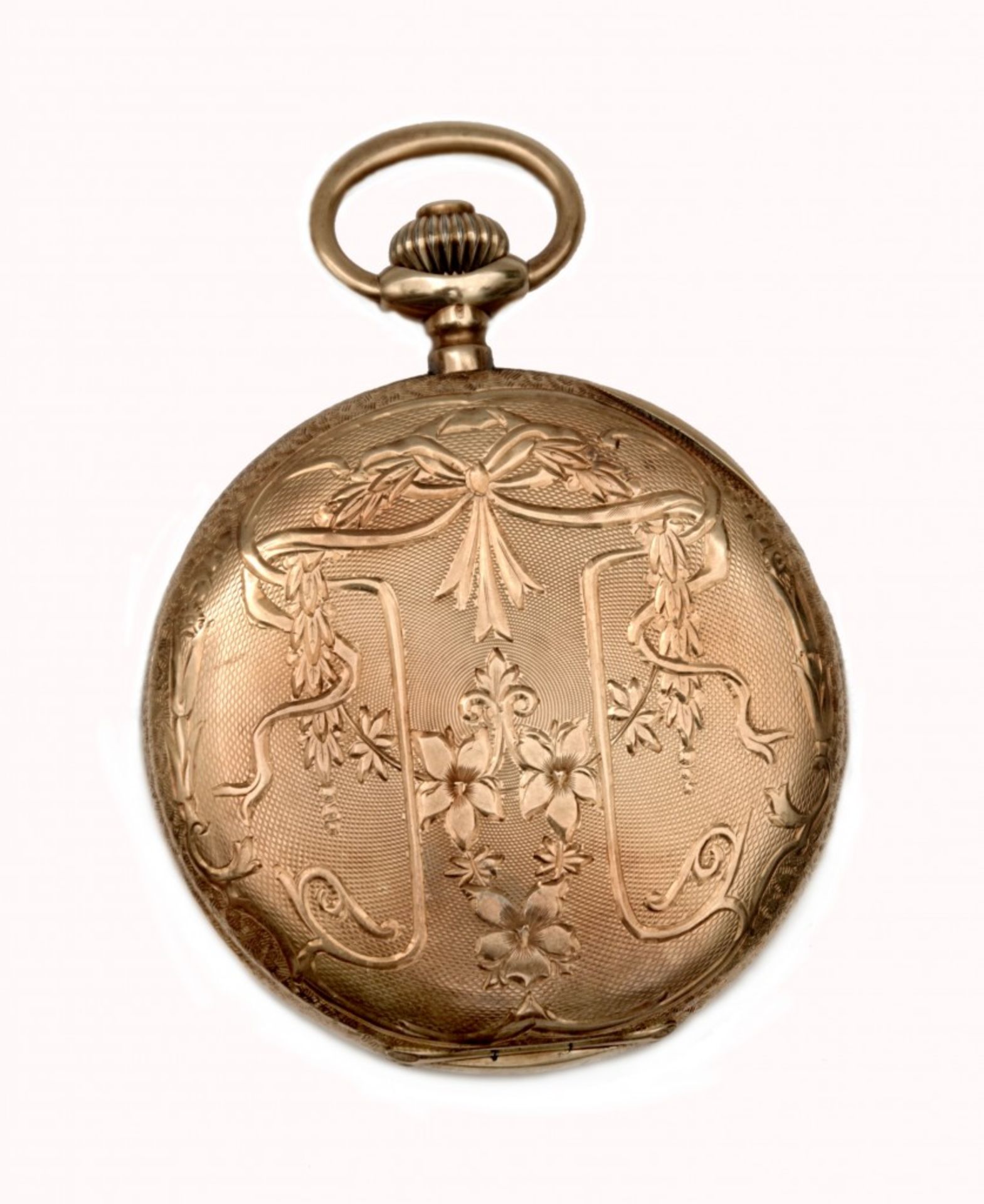 A Savonnette Art-Nouveau Pocket Watch, Pacemaker - Image 4 of 7