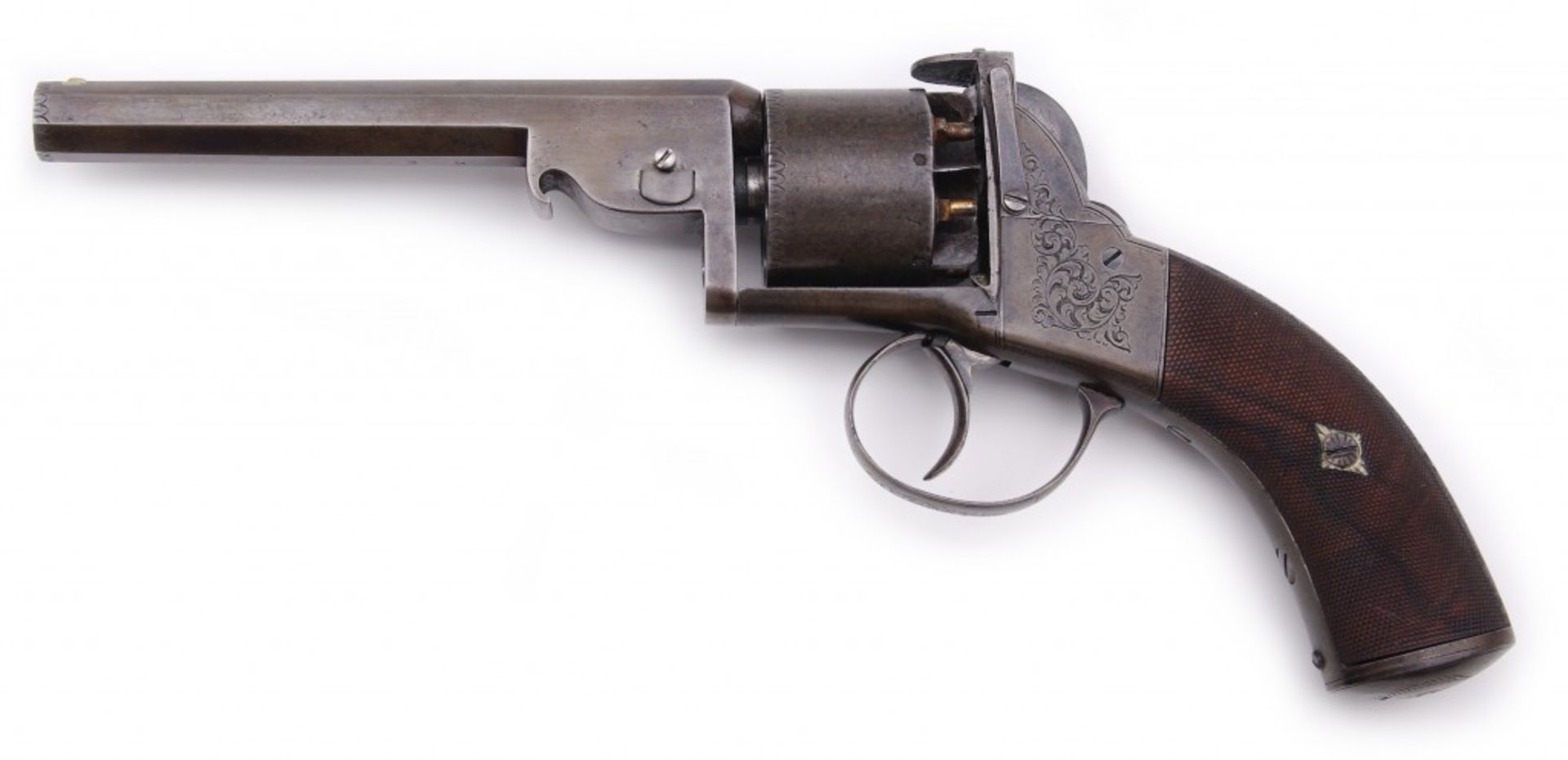A Cased Webley-System Open-Top Percussion Revolver - Image 5 of 7