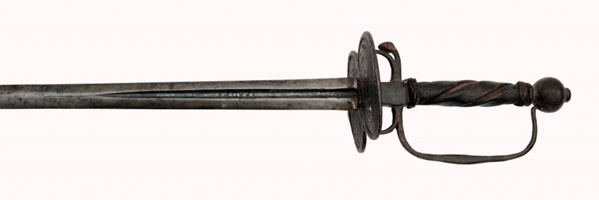 A small-sword with iron hilt - Bild 2 aus 4