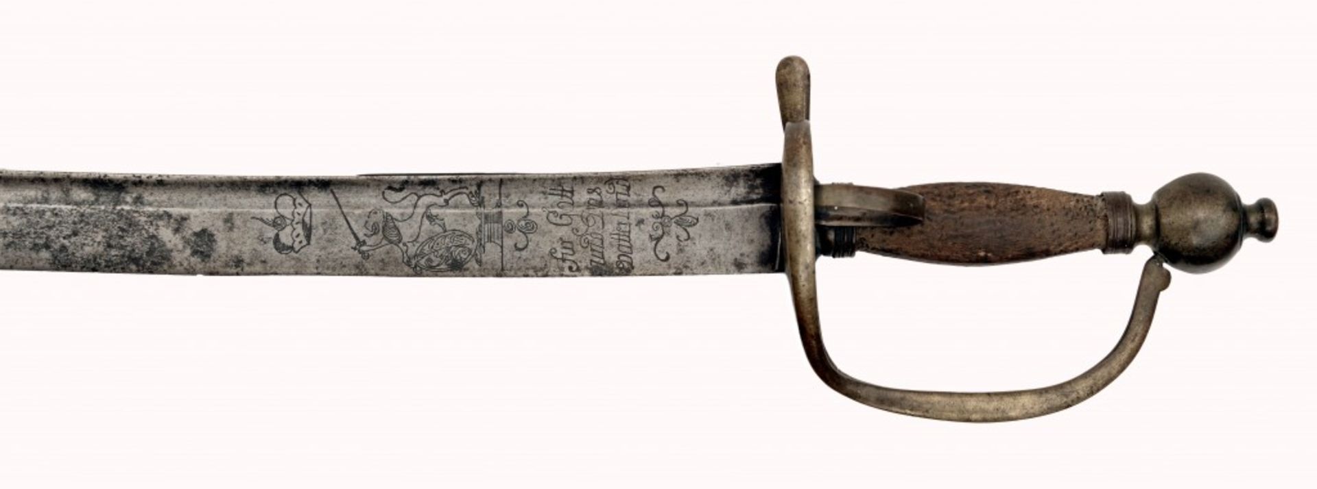 Swiss Grenadier Sword 1770/78 Zurich - Image 2 of 7