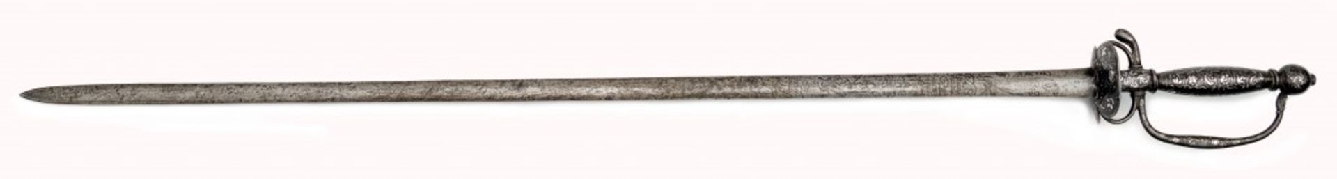 A Small-sword with Silver-inlaid Hilt - Image 7 of 7