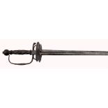 A small-sword with iron hilt