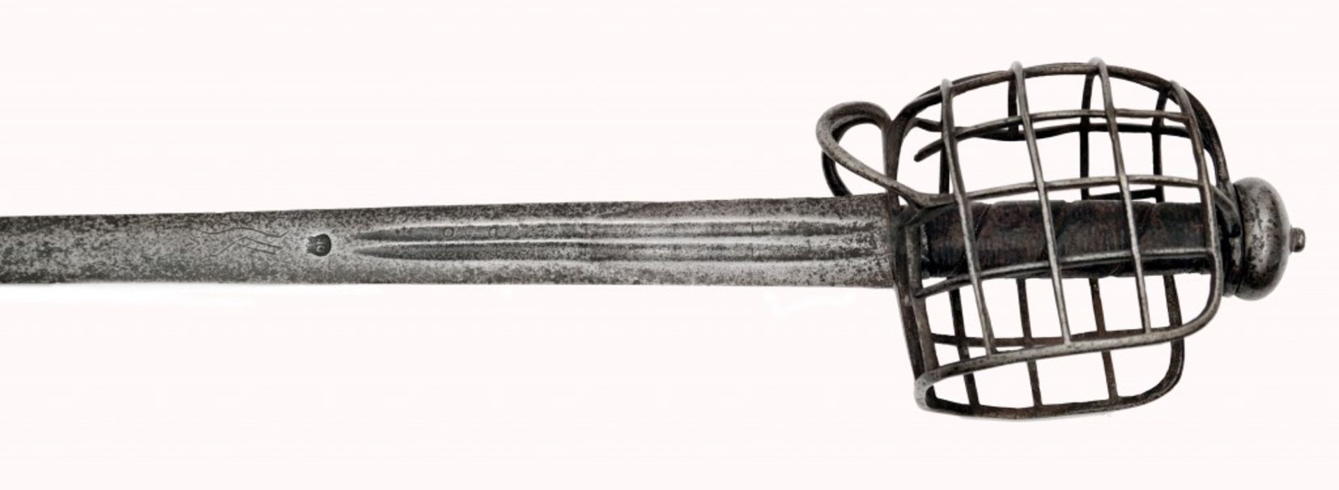 A British Military Basket Hilt Broadsword