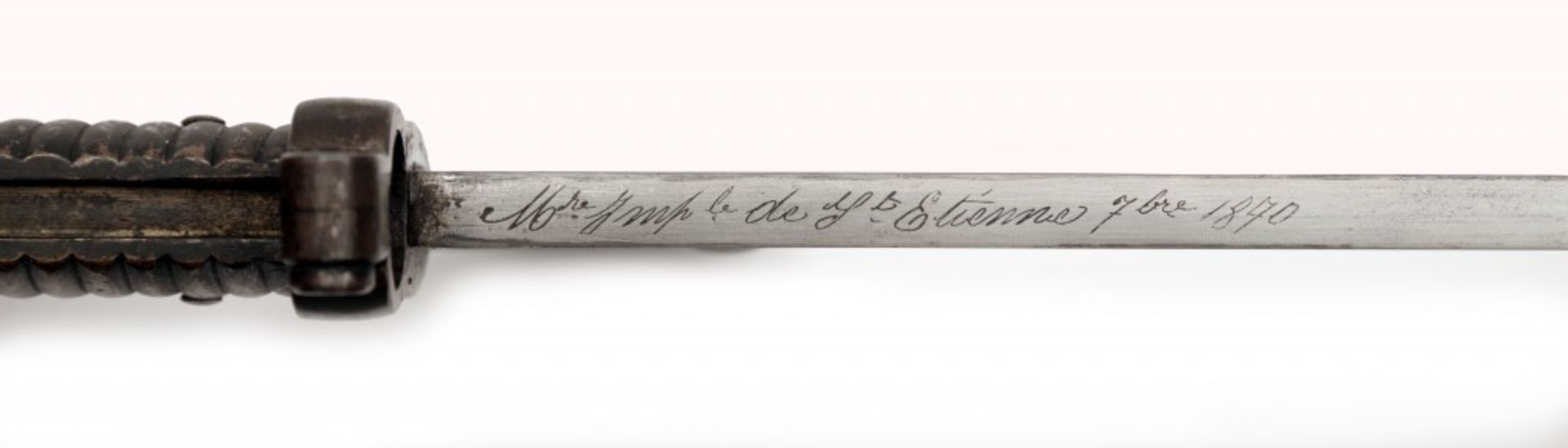 A Sword Bayonet for Chassepot Rifle Model 1866 - Image 4 of 4