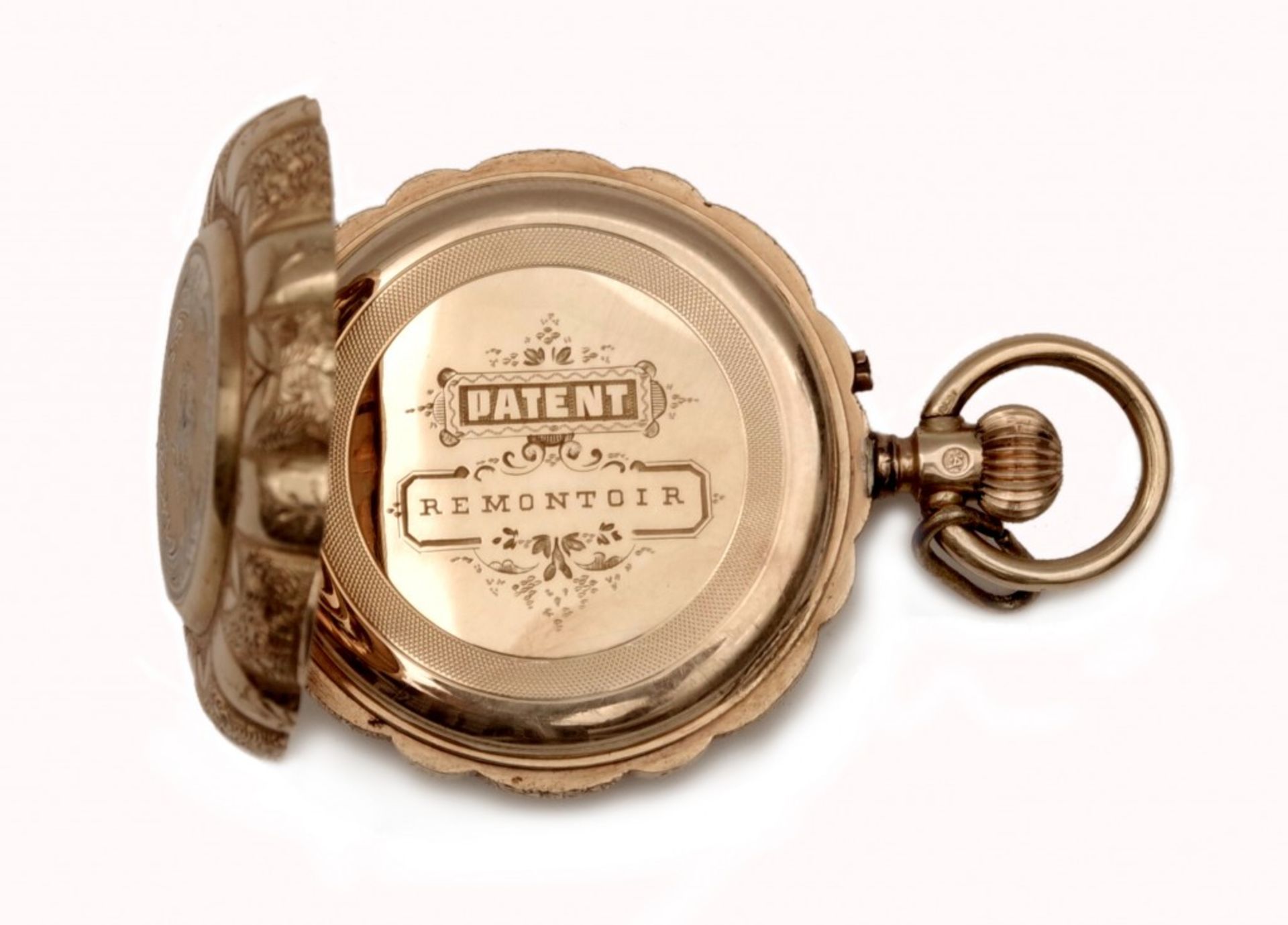 A Lady´s Gold Enamel Pocket Watch with Cylinder Escapement - Image 3 of 5