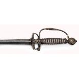 A French Gilt Small-sword with Chiselled Hilt by Jean Louis Guyon the Elder
