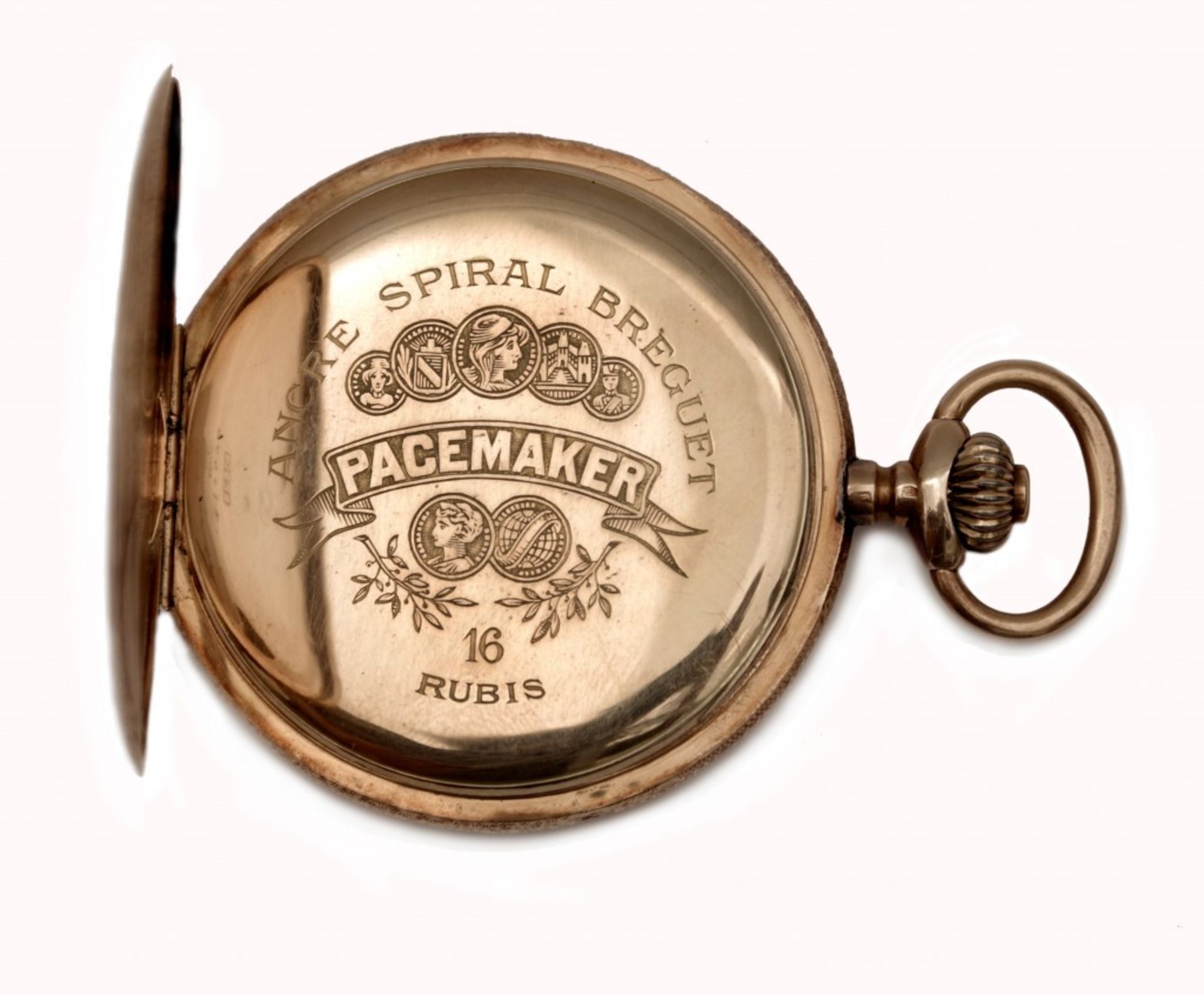 A Savonnette Art-Nouveau Pocket Watch, Pacemaker - Image 6 of 7