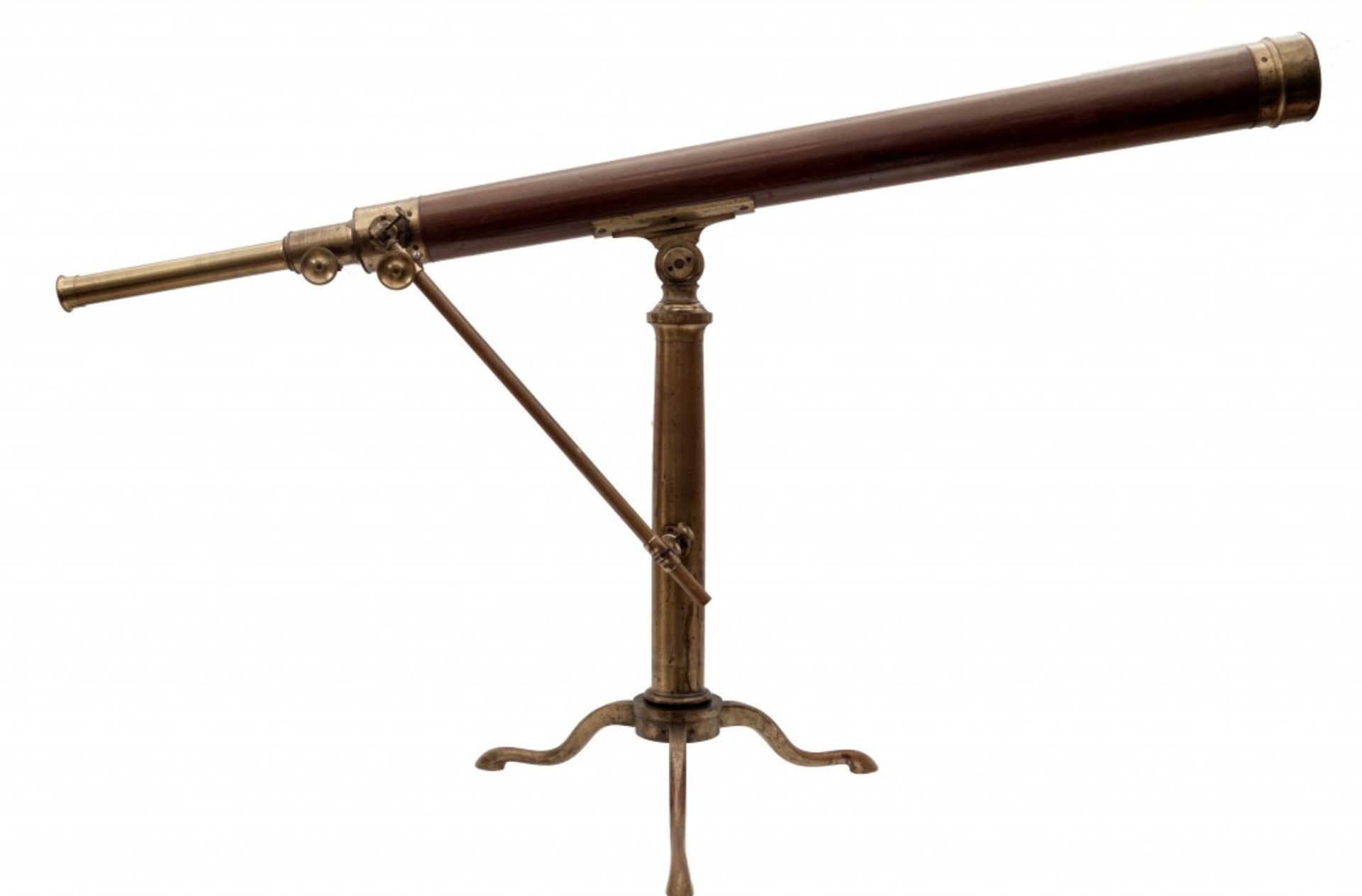 A Cased Telescope on Heavy Tripod by G. & S. Merz