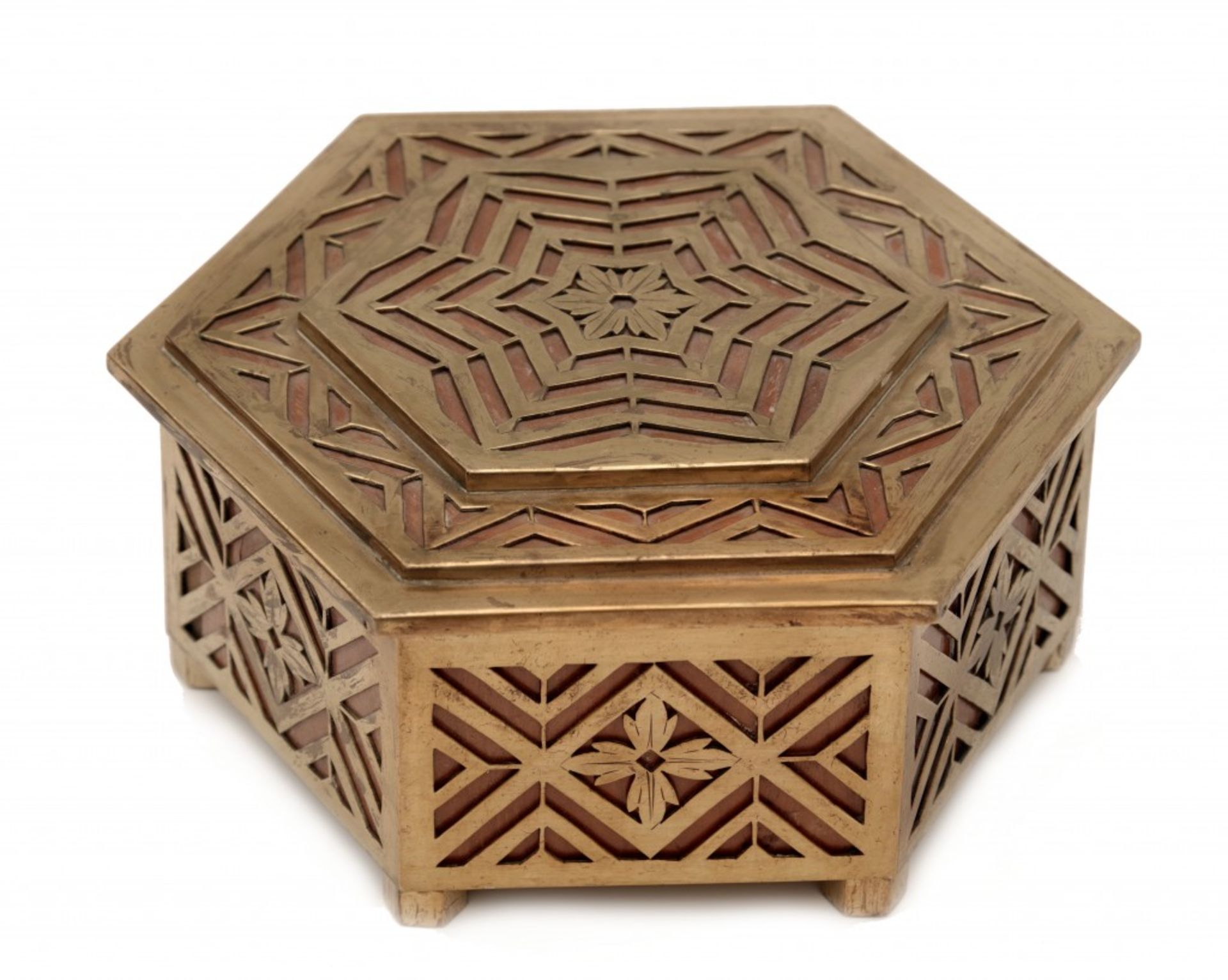 A Hexagonal Jewelry Casket, Art Deco