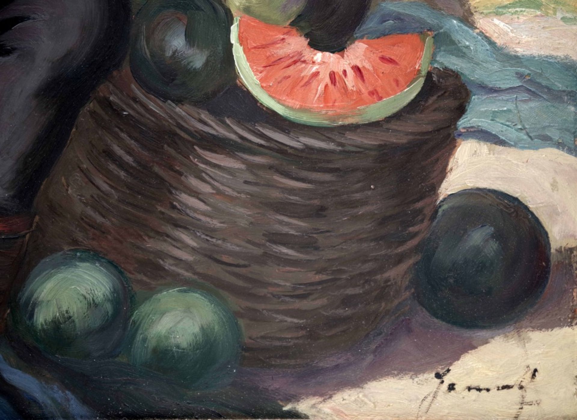 Melons Seller, Jan Karel Janovsky - Image 3 of 3