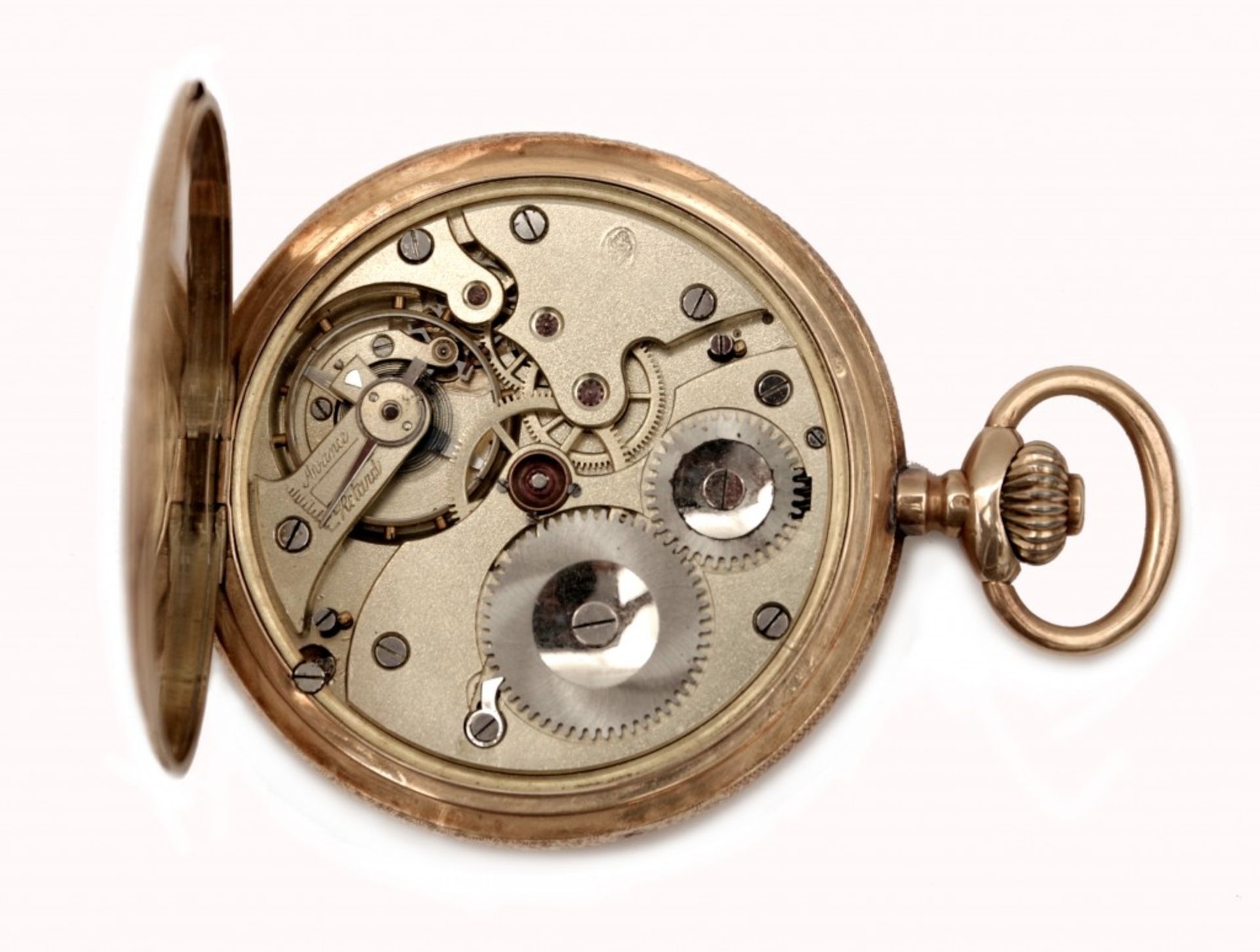 A Savonnette Art-Nouveau Pocket Watch, Pacemaker - Image 7 of 7