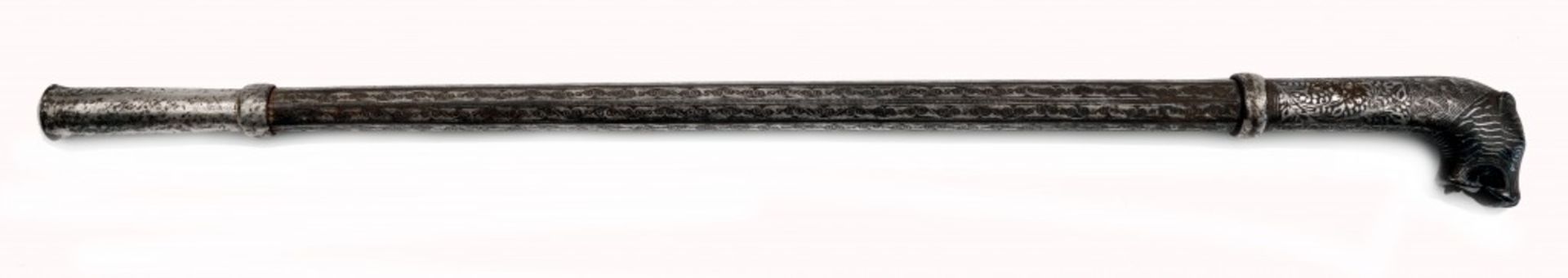 Zeremonieller Kolben (Gupti) mit zwei versteckten Stilettklingen - Image 4 of 4