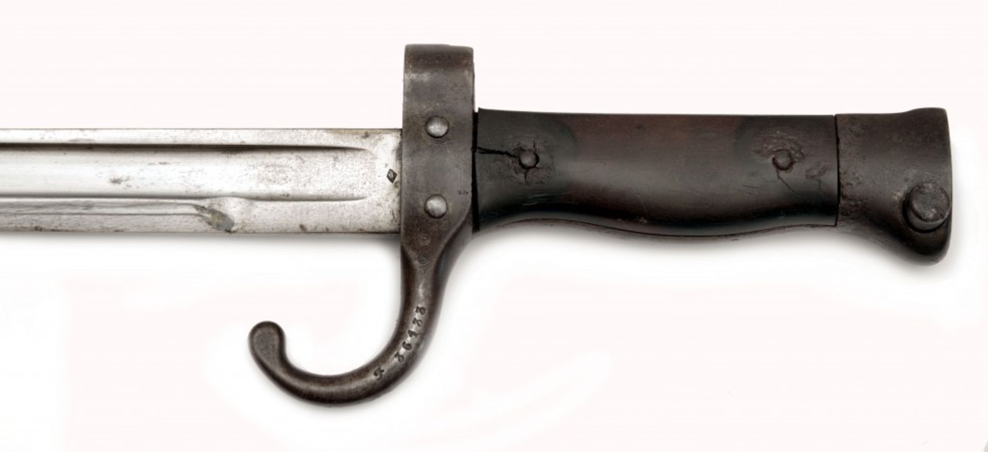 Bajonett für den Mannlicher Berthier Karabiner M 1892 - 1. Modell - Bild 2 aus 3