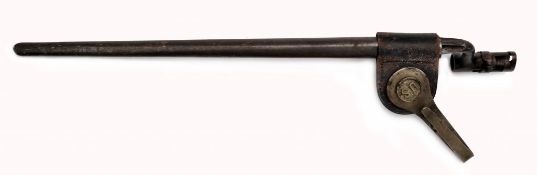 Bajonett Modell 1873 zum Springfield-Gewehr mit Scheide