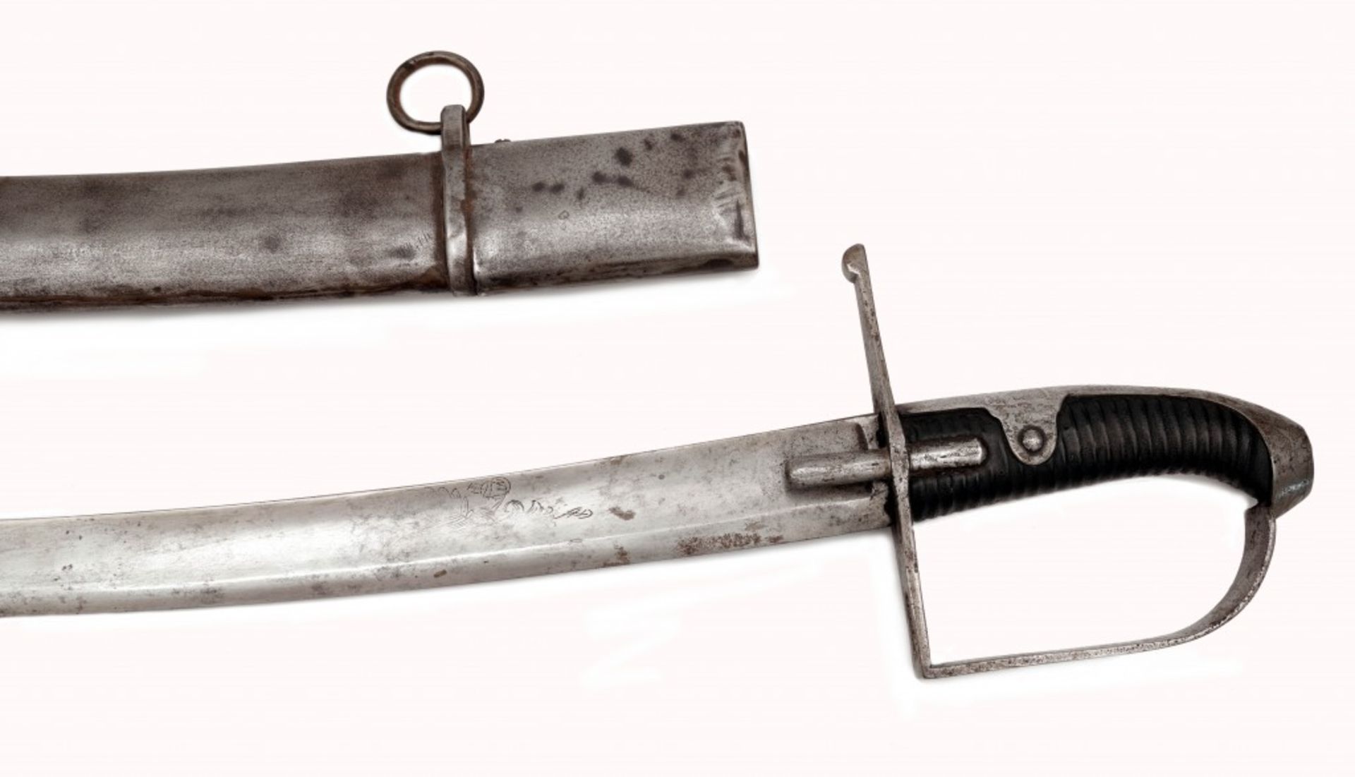 Husarensäbel M 1768 mit Scheide für Mannschaften