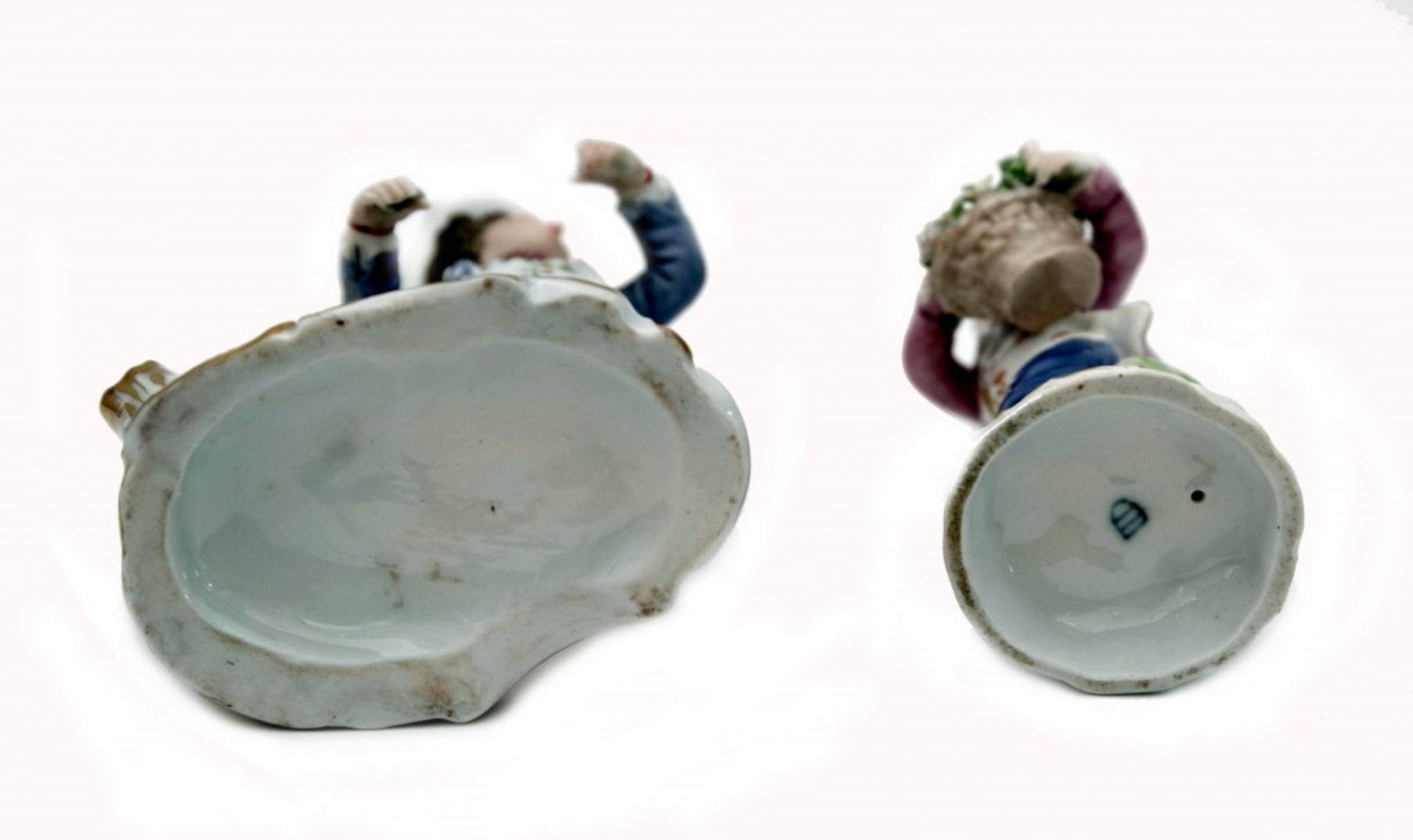 Zwei Porzellan-Gärtner - Image 3 of 3