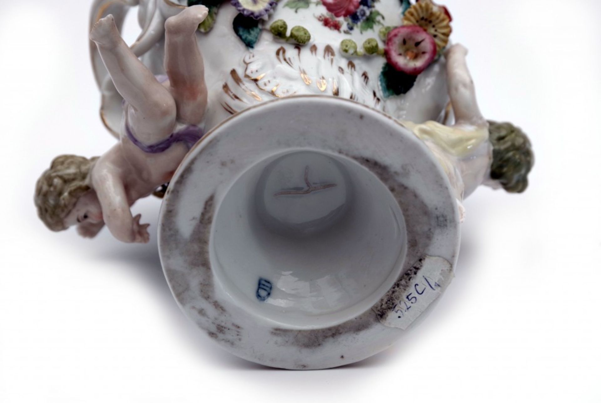 Paar-Vasen mit Porzellandeckel - Image 4 of 5