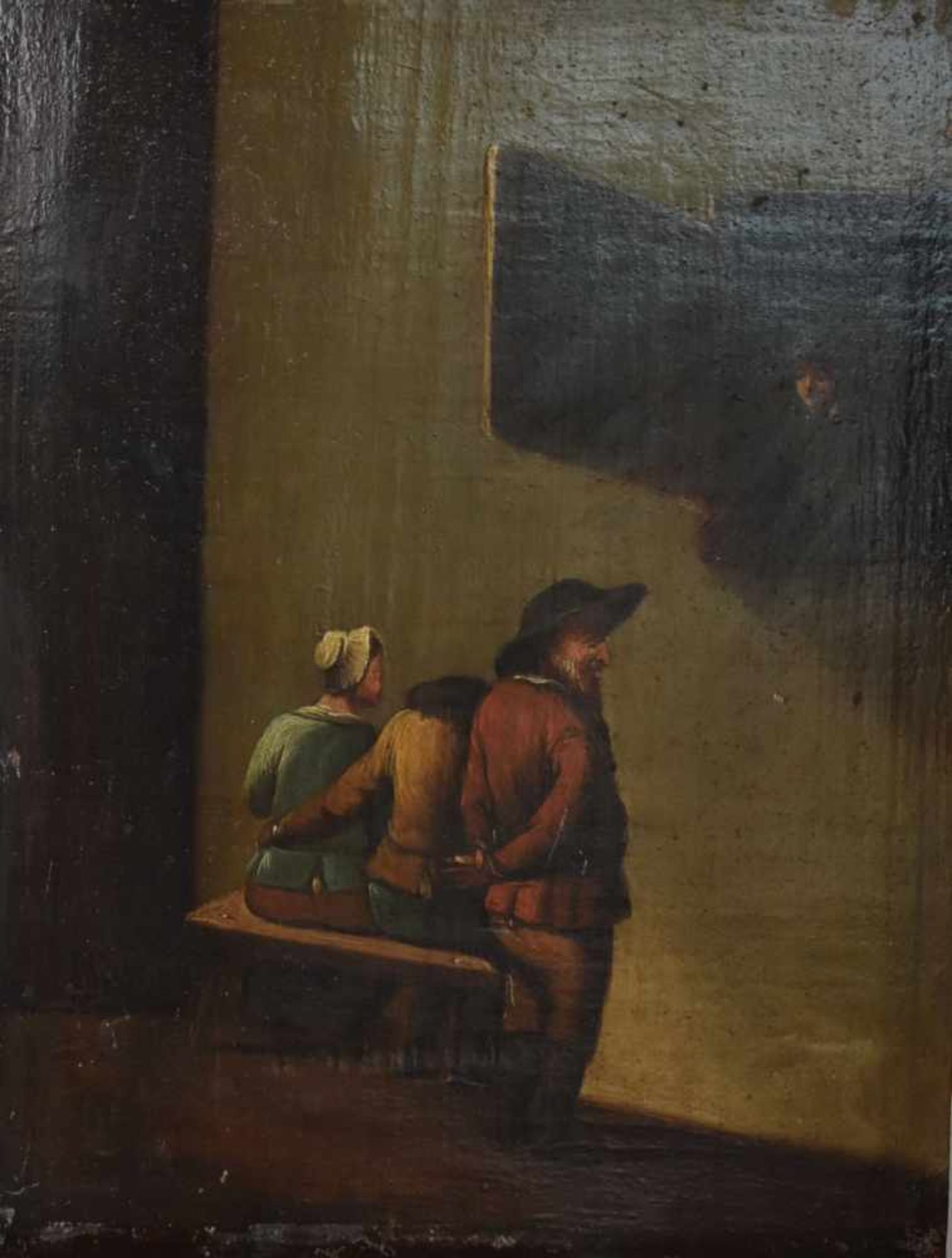 Unbekannter Maler, Holland um 1800, "In der Stube"
