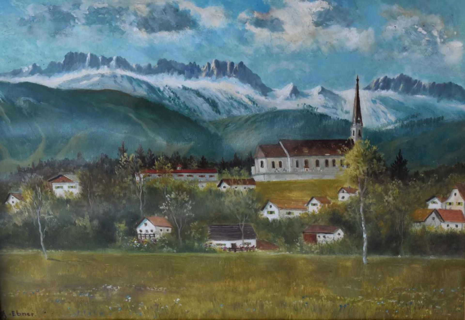 Ebner, Georg (1896 - 1956 München), "Blick auf Kampenwand"