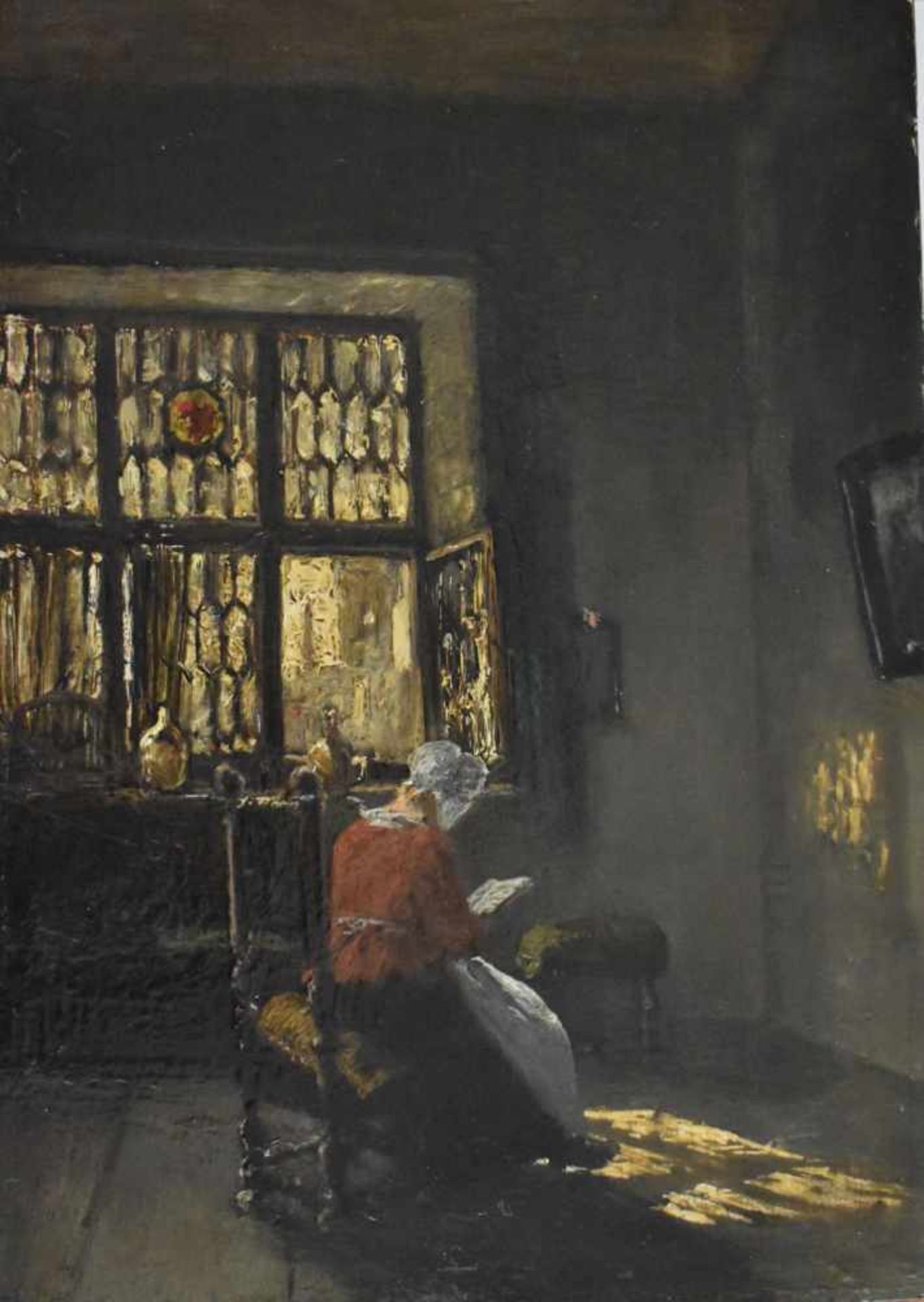 Wenglein, Josef (1845 - 1919), "In der holländischen Stube"