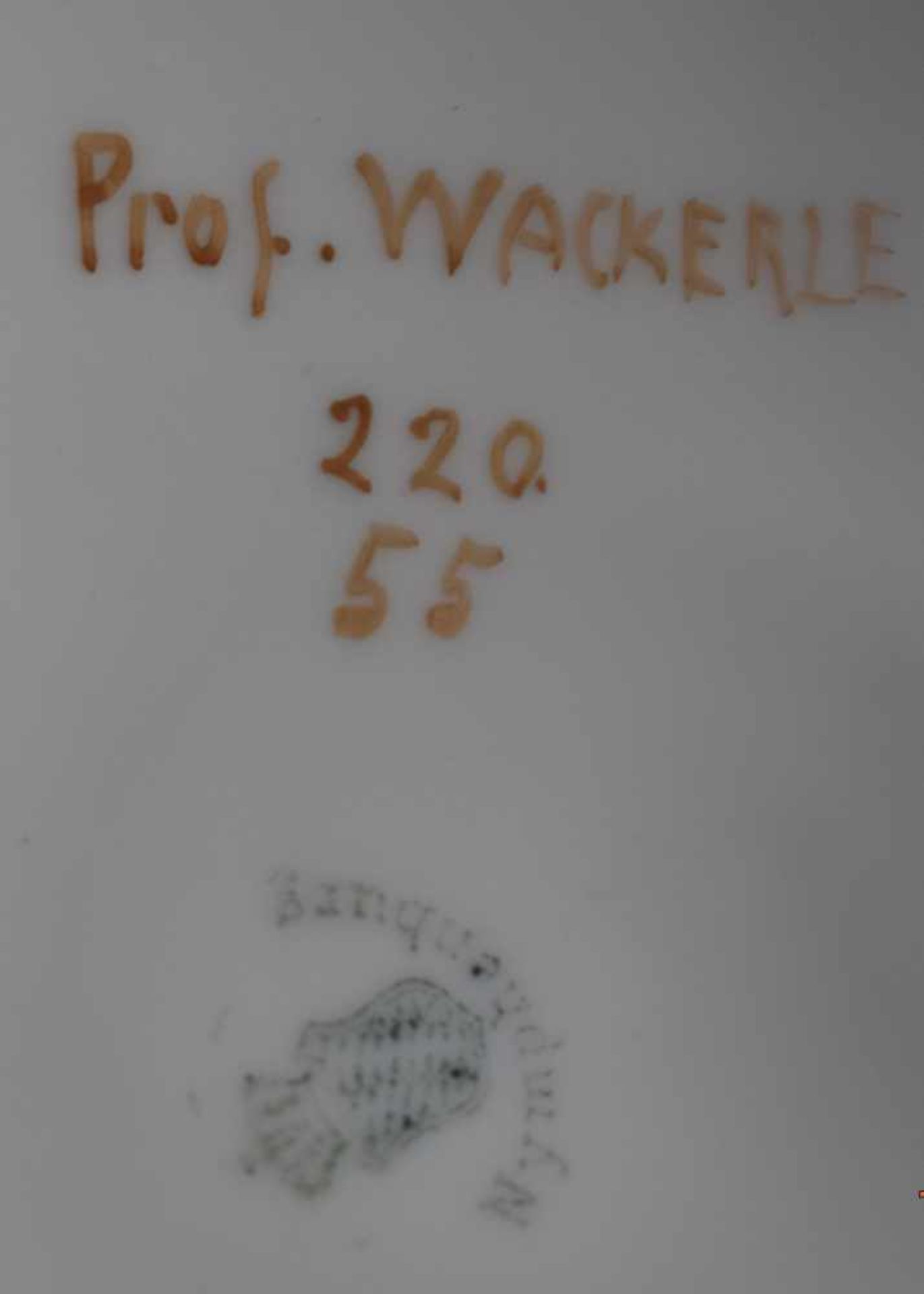 Wackerle, Josef - Prof. (1880 - 1955), Deckelvase, - Bild 2 aus 2