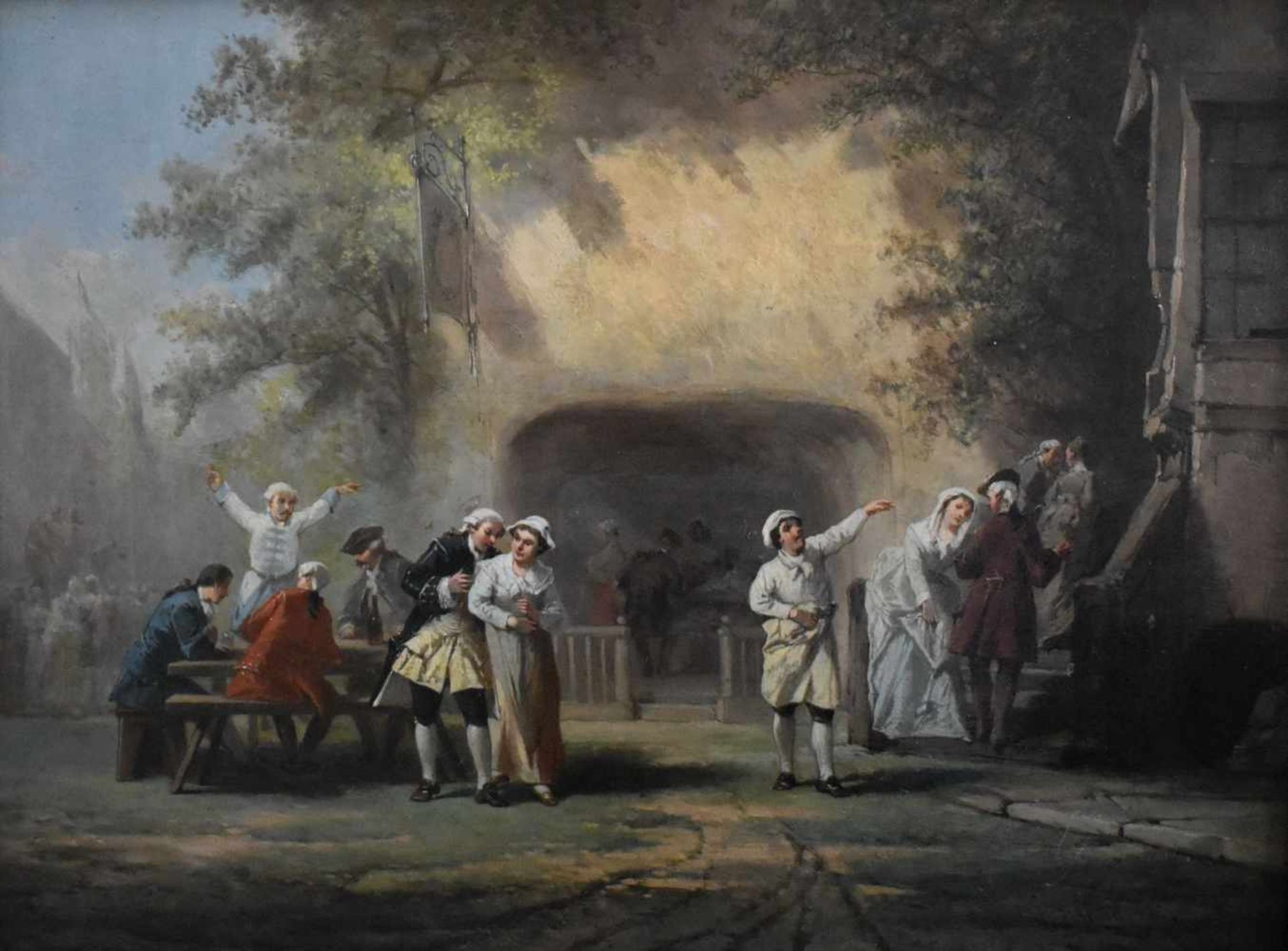 Leonard, Jules (1827 - 1897), "Gartenfest"