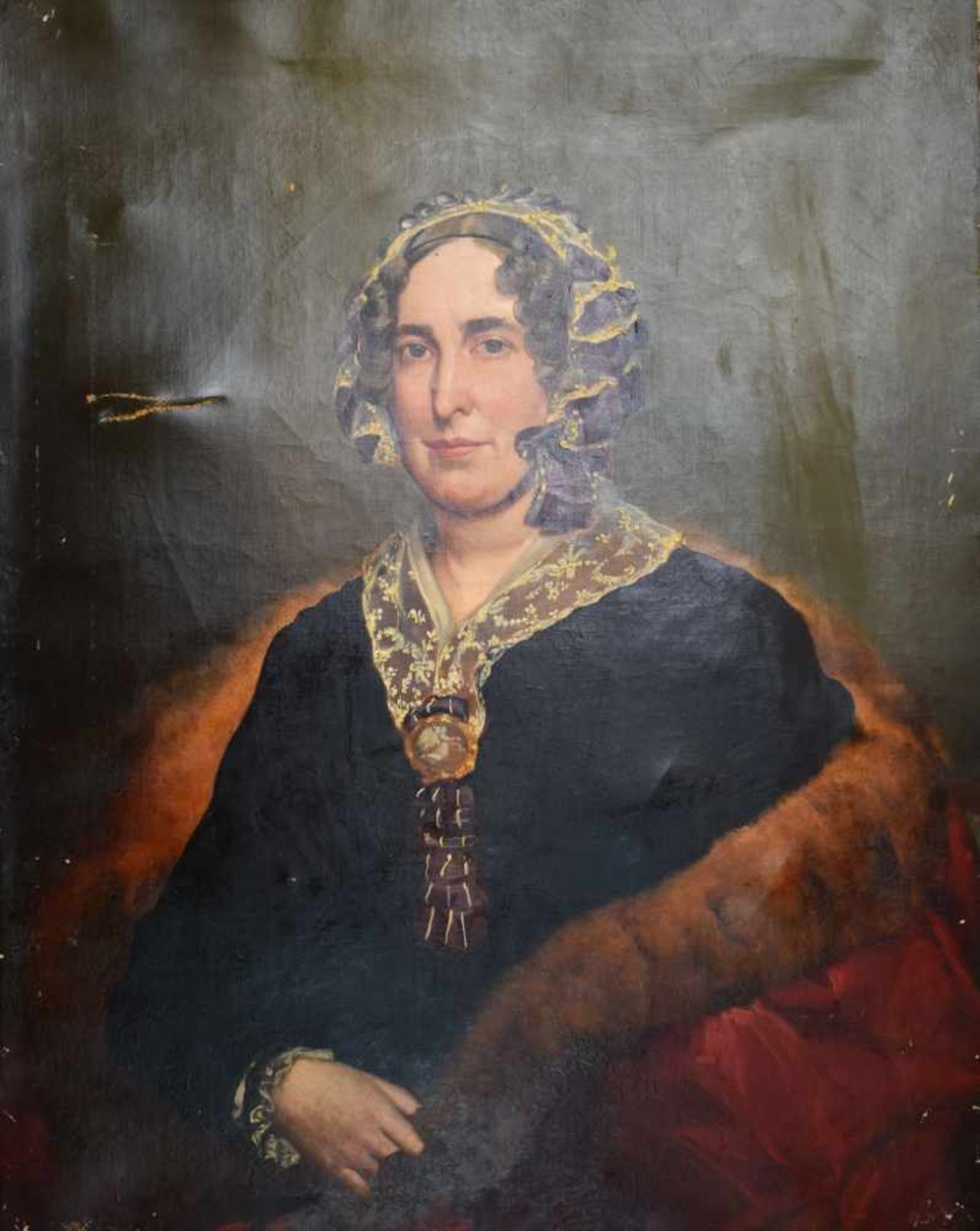 Portraitmaler, England um 1880, "Portrait der Mrs E.S. Whatman"